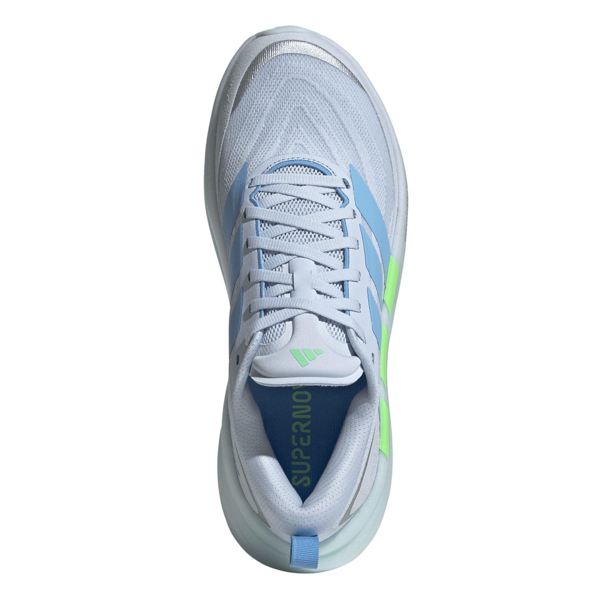 Crystal/Blue - adidas - Supernova Glide Womens Running Shoes - 5