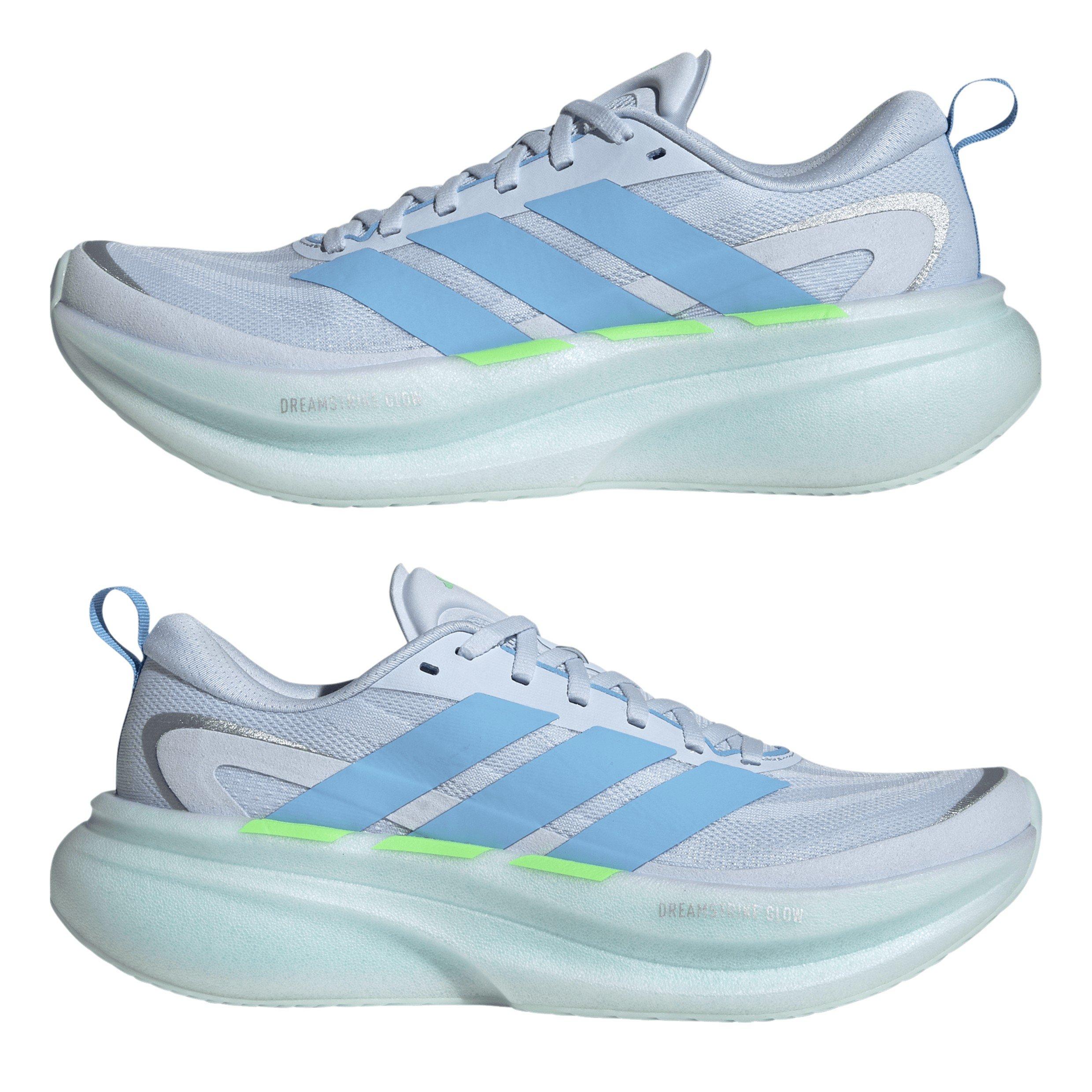 Crystal/Blue - adidas - Supernova Glide Womens Running Shoes - 9