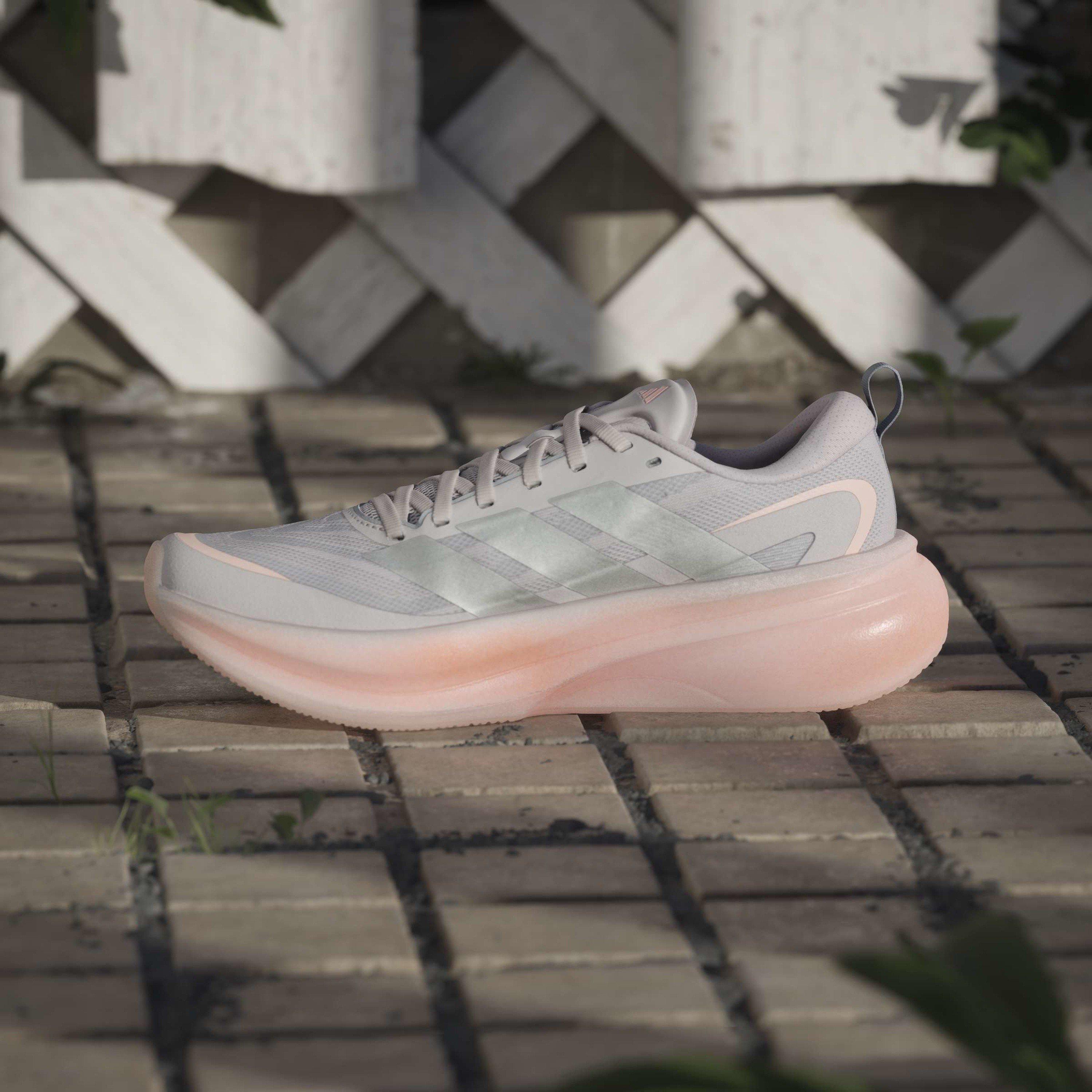 Lila/Silber - adidas - Supernova Glide Womens Running Shoes - 14