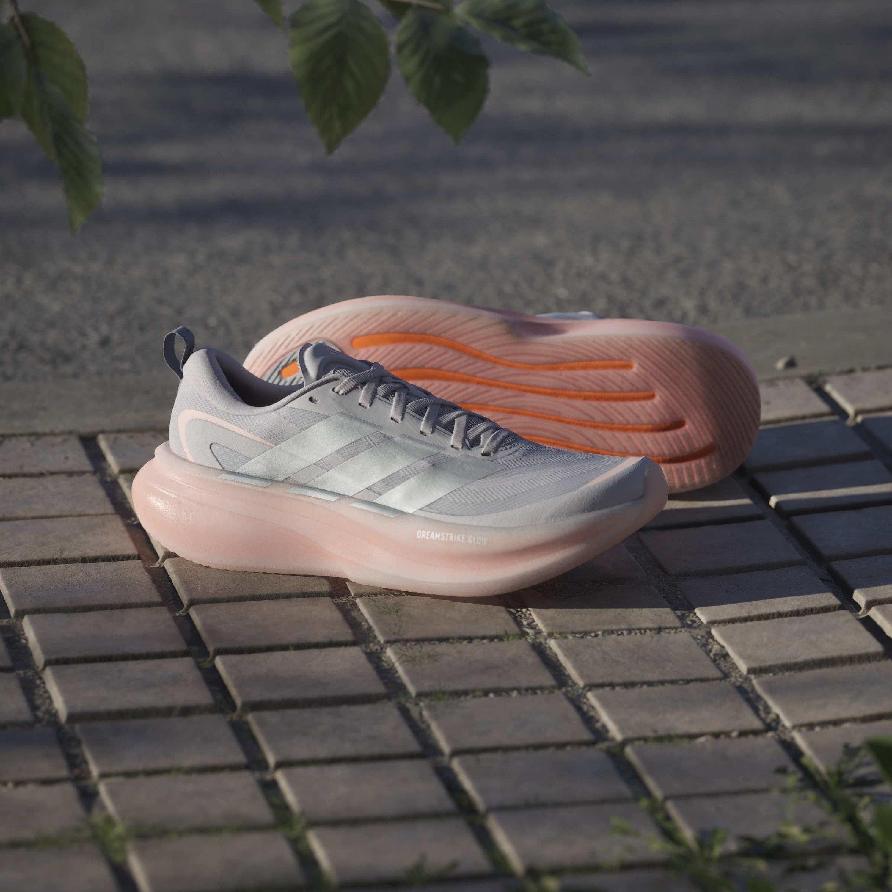 Lila/Silber - adidas - Supernova Glide Womens Running Shoes - 15