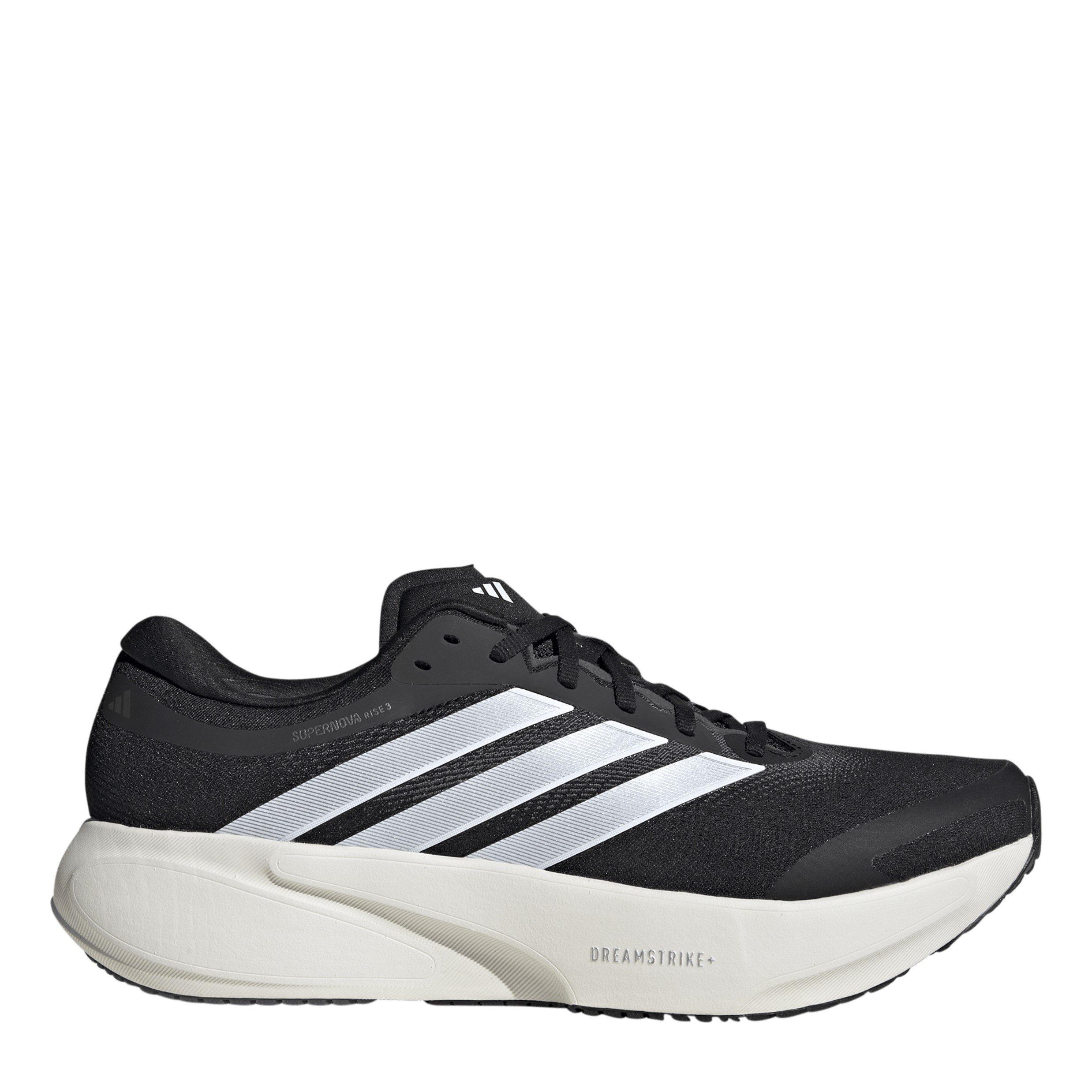 Adidas Men's Supernova Rise 3 Road Running Shoes - Black/White - 9.5 (44)