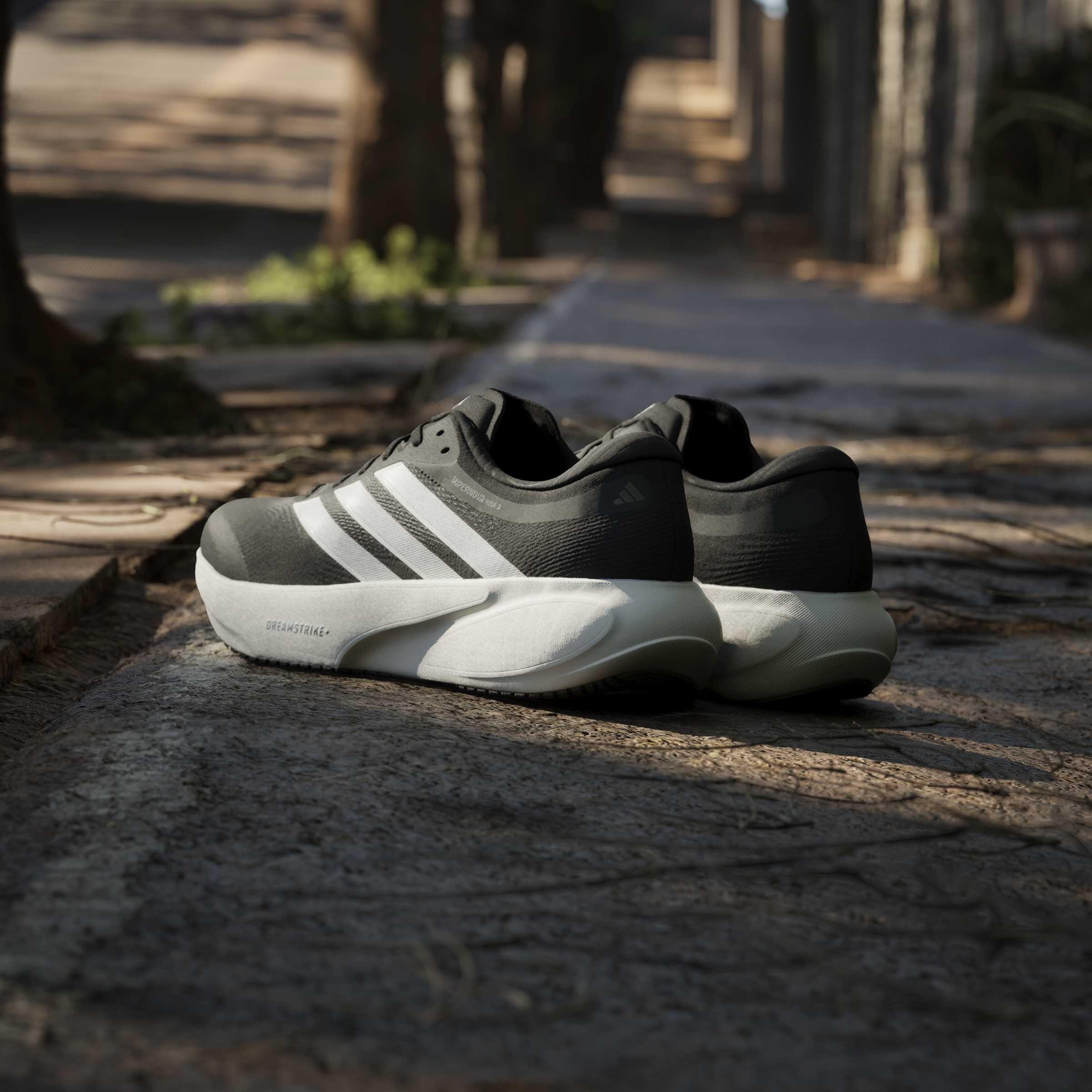 Black/White - adidas - Mens adidas Supernova Rise 3 Road Running Shoes - 13