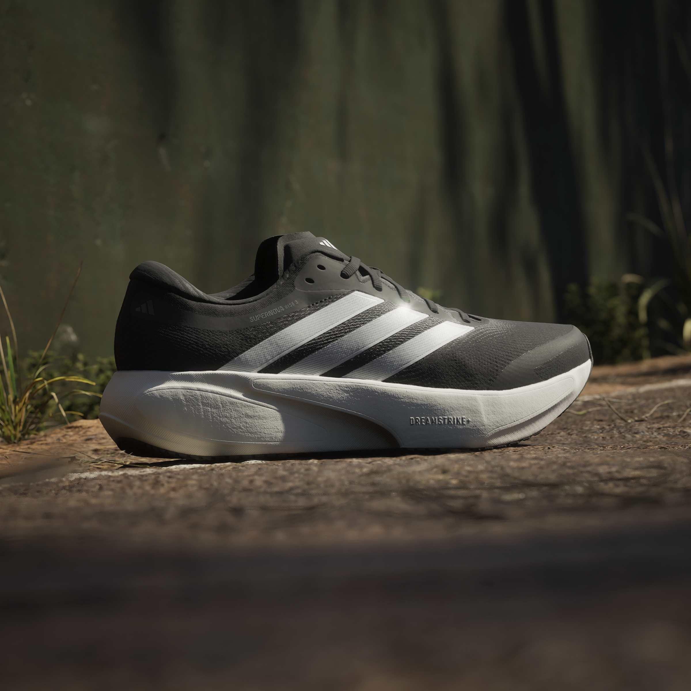 Black/White - adidas - Mens adidas Supernova Rise 3 Road Running Shoes - 10