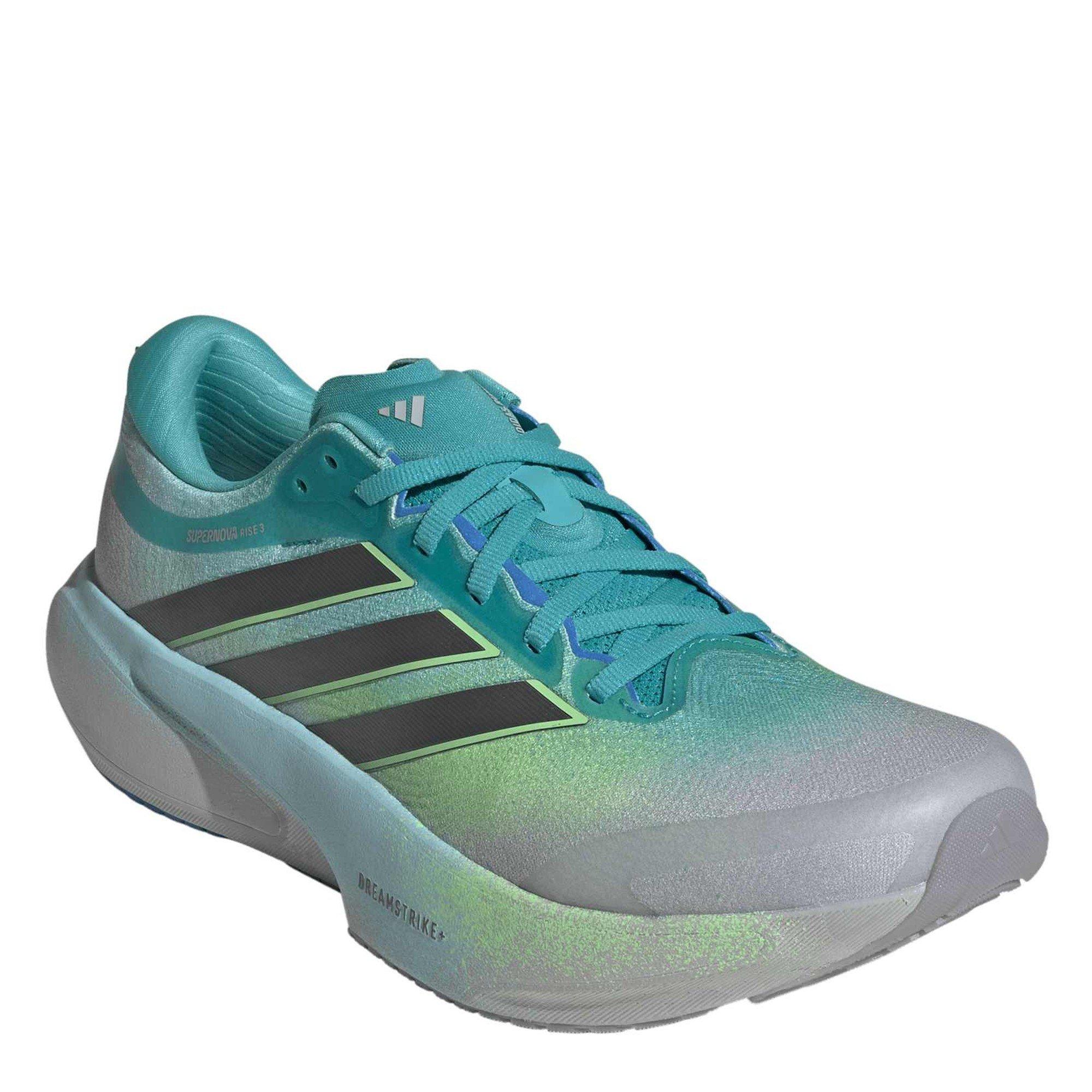 Grey/Iron/Lime - adidas - Mens adidas Supernova Rise 3 Road Running Shoes - 3