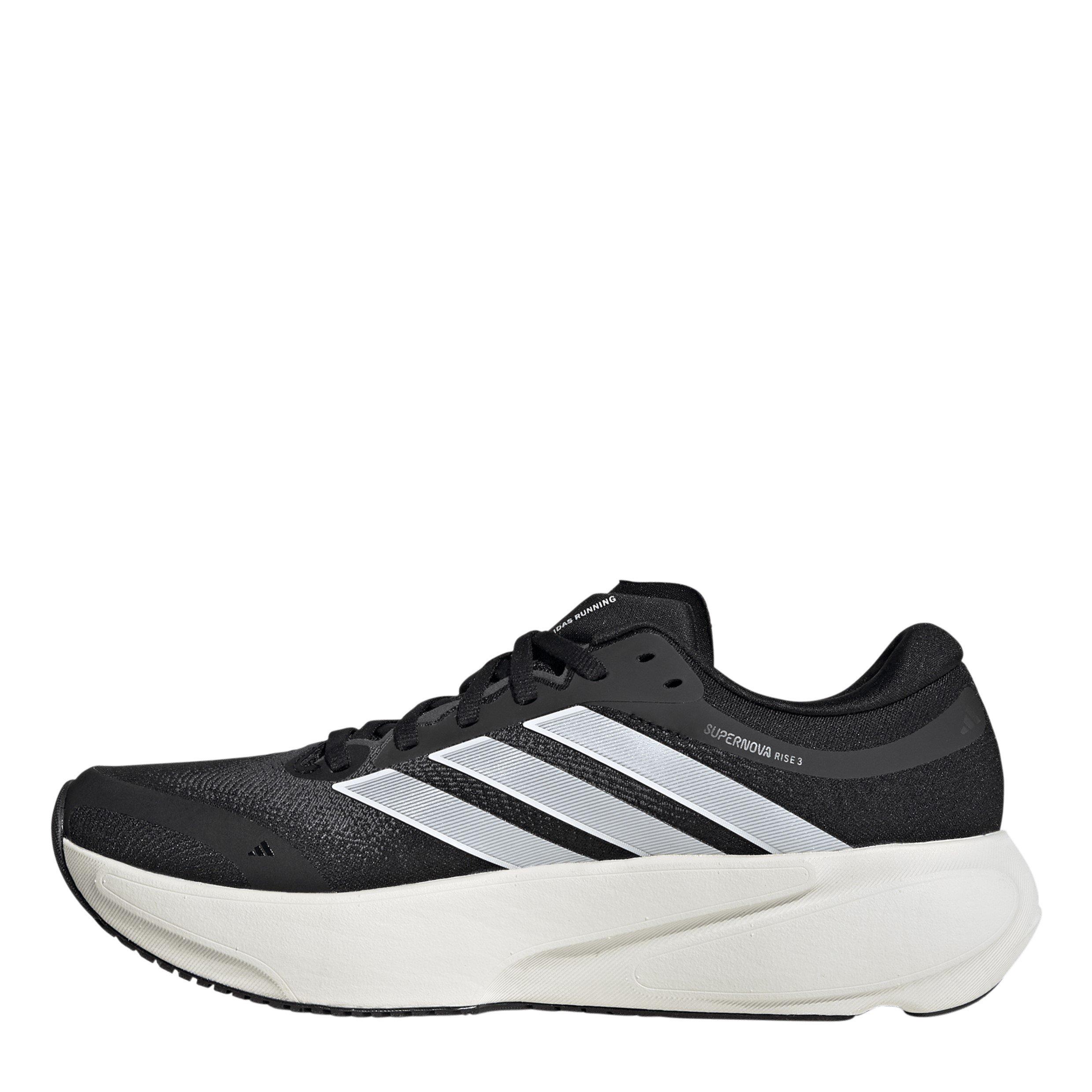 Black/White - adidas - Womens adidas Supernova Rise 3 Road Running Shoes - 2