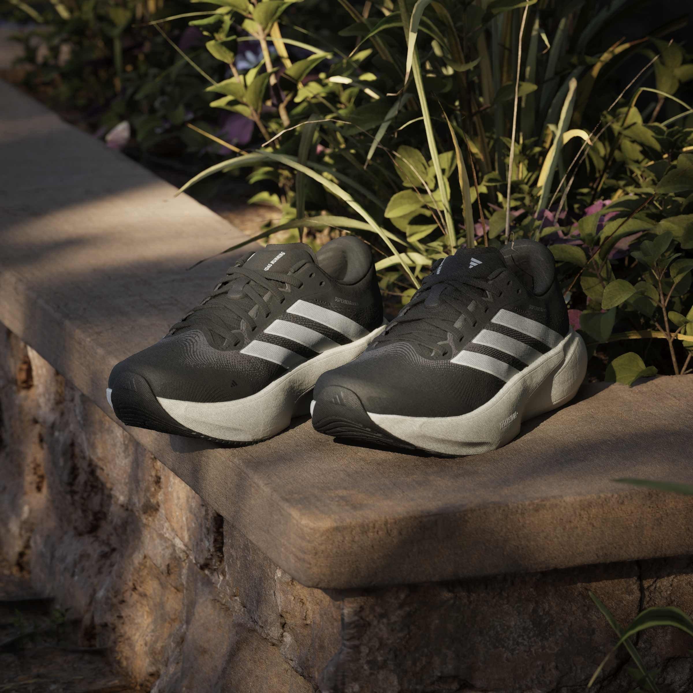 Black/White - adidas - Womens adidas Supernova Rise 3 Road Running Shoes - 12