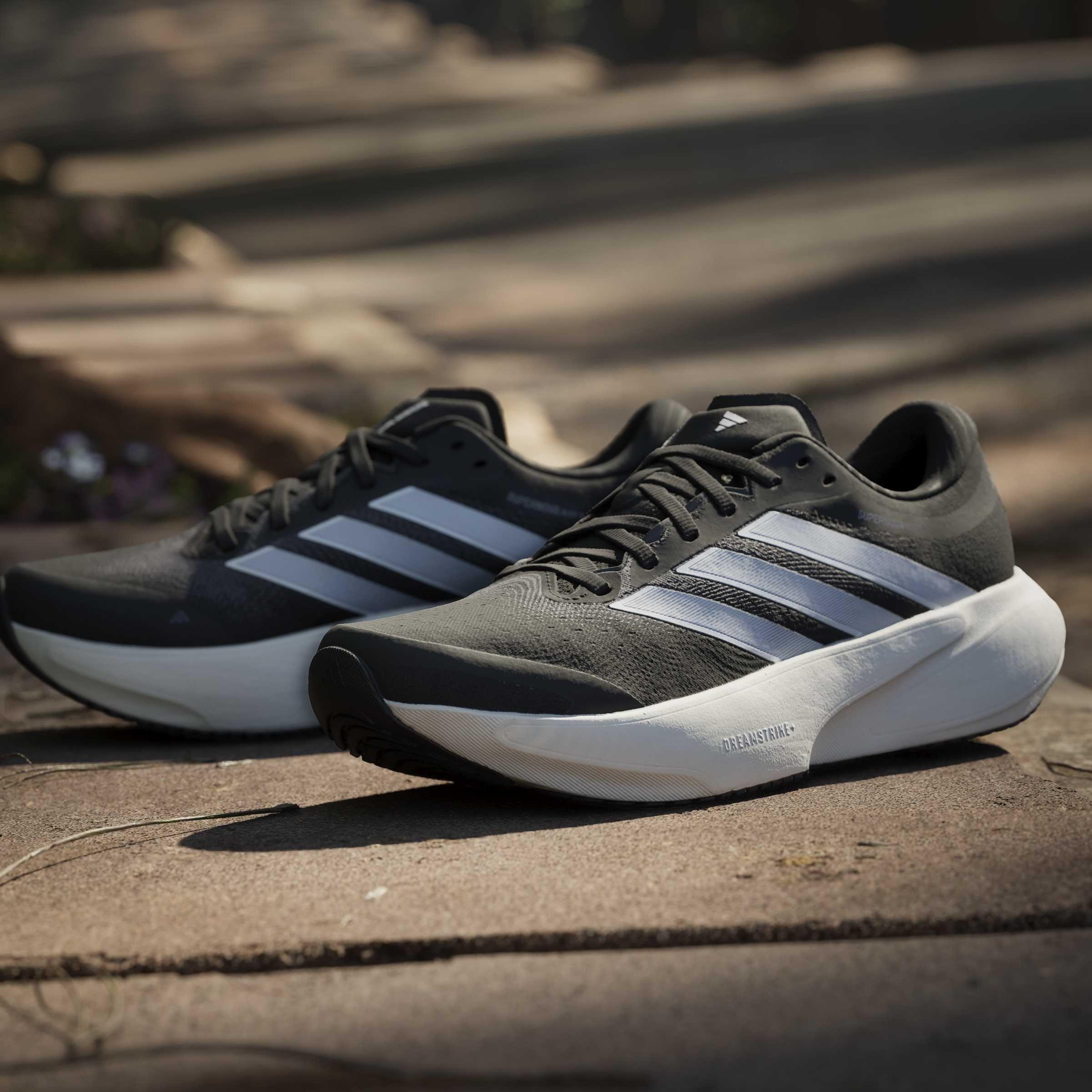 Black/White - adidas - Womens adidas Supernova Rise 3 Road Running Shoes - 16