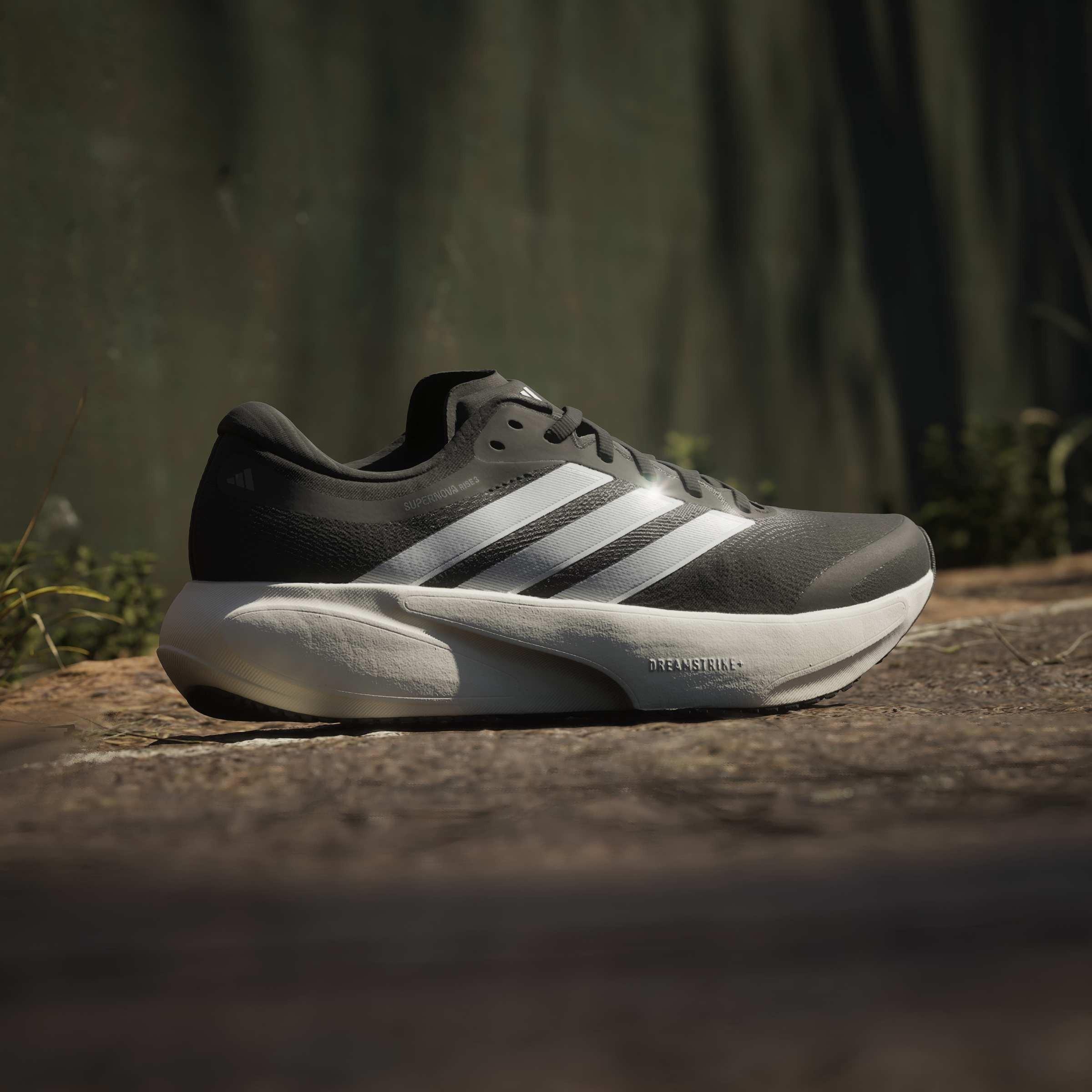 Black/White - adidas - Womens adidas Supernova Rise 3 Road Running Shoes - 10