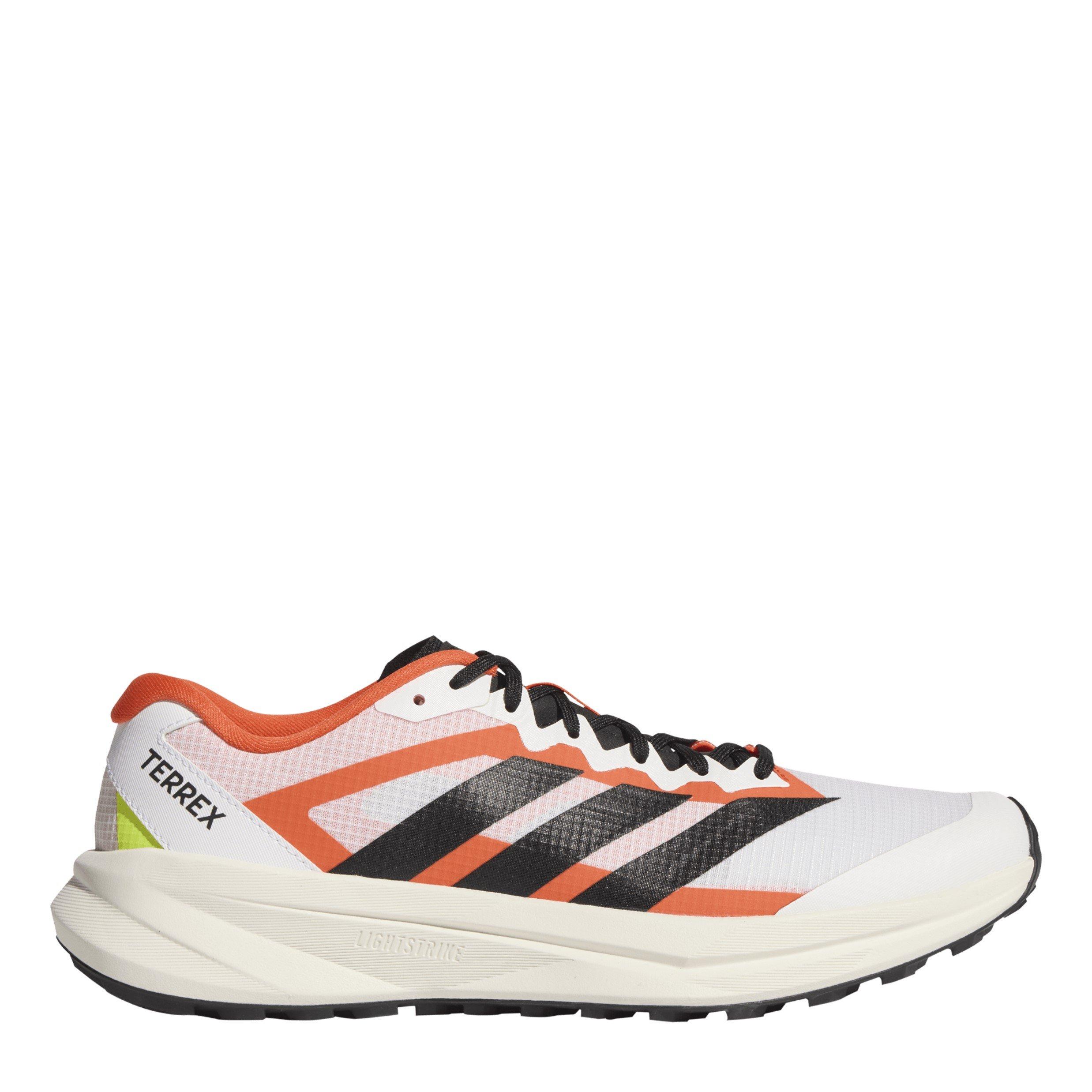 Adidas Men's Off-Road Trail Running Shoes - White/Red - 7 (40.7)