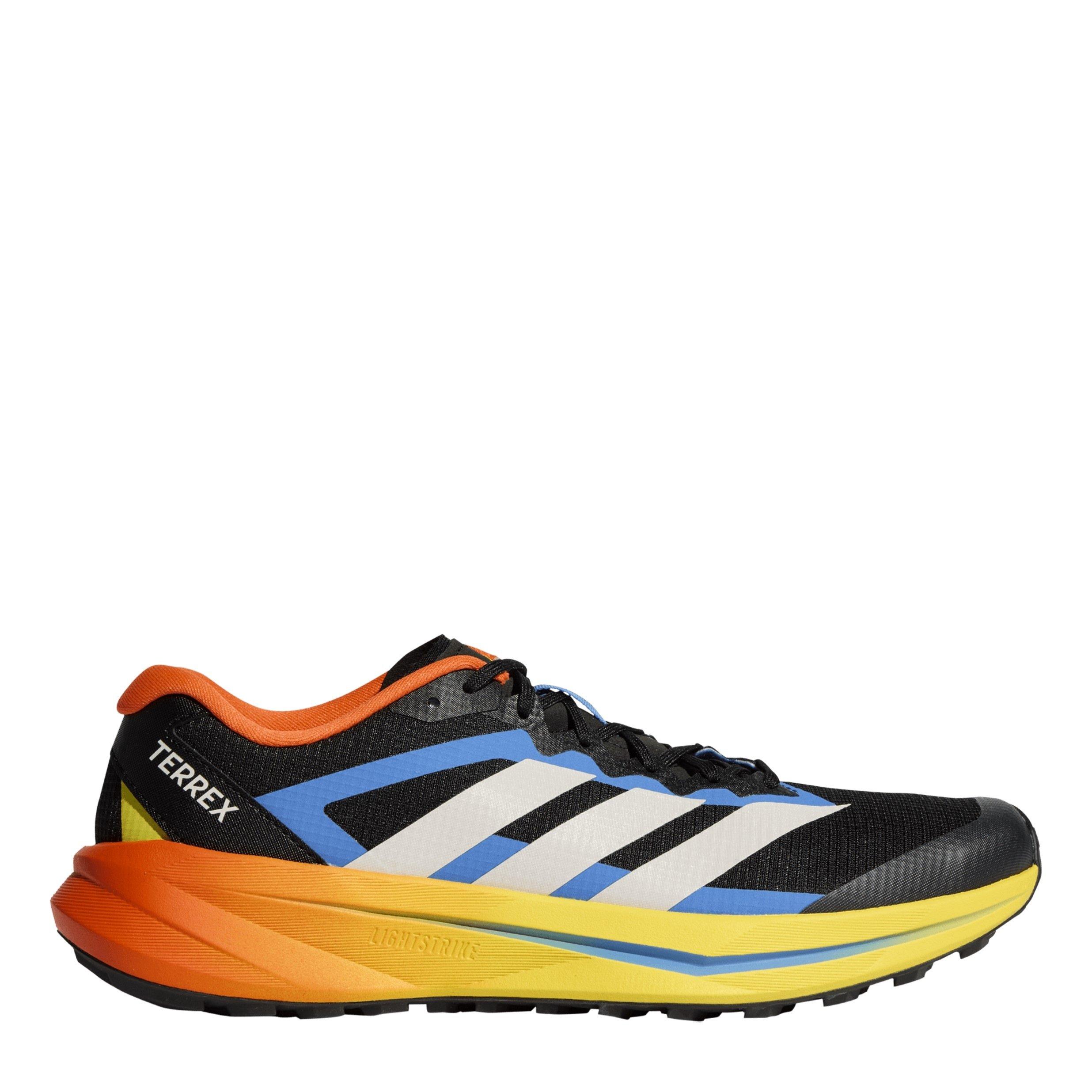 Adidas Men's Off-Road Trail Running Shoes - Black/Orange - 9.5 (44)