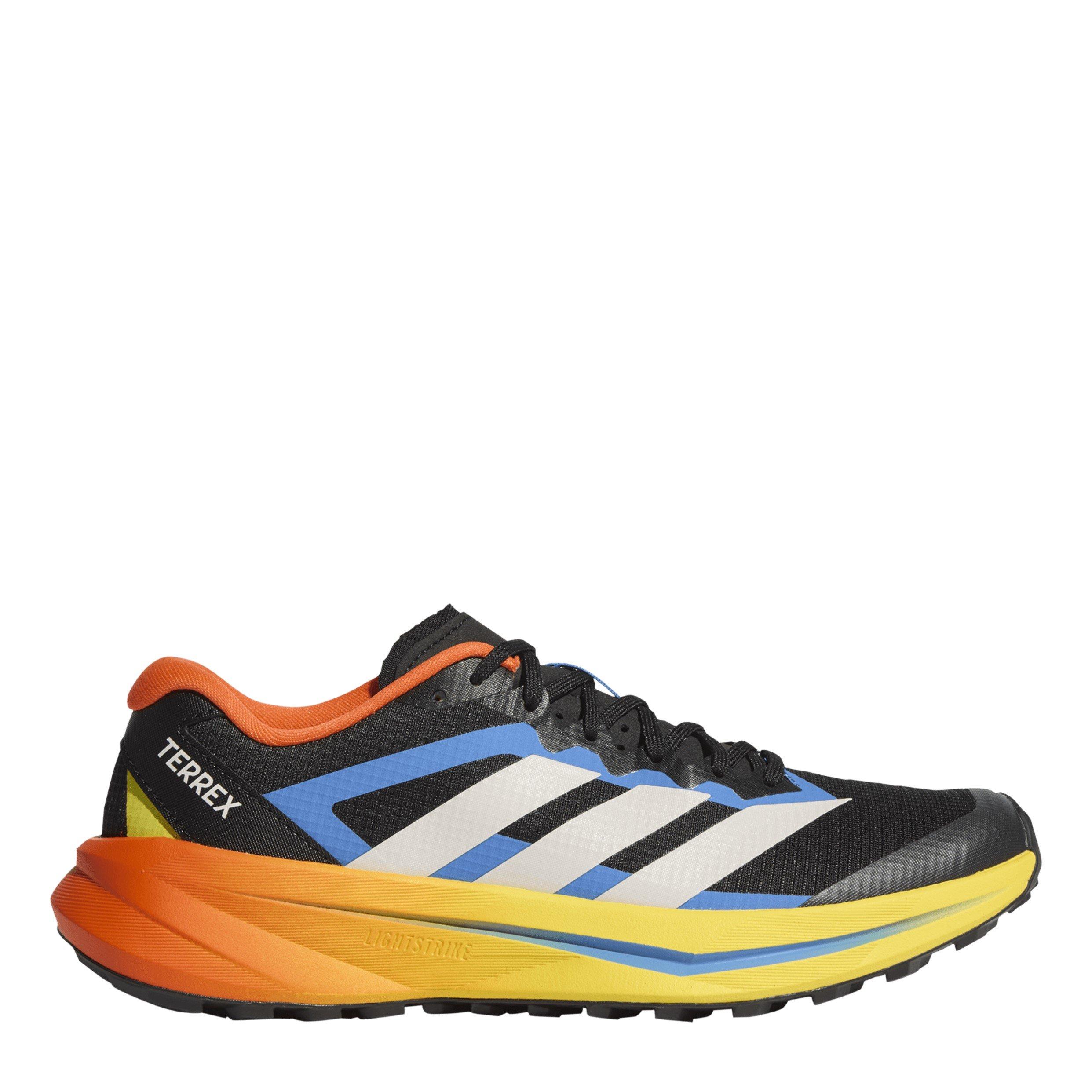 Adidas Women's Off-Road Trail Running Shoes - Black/Orange - 7 (40.7)