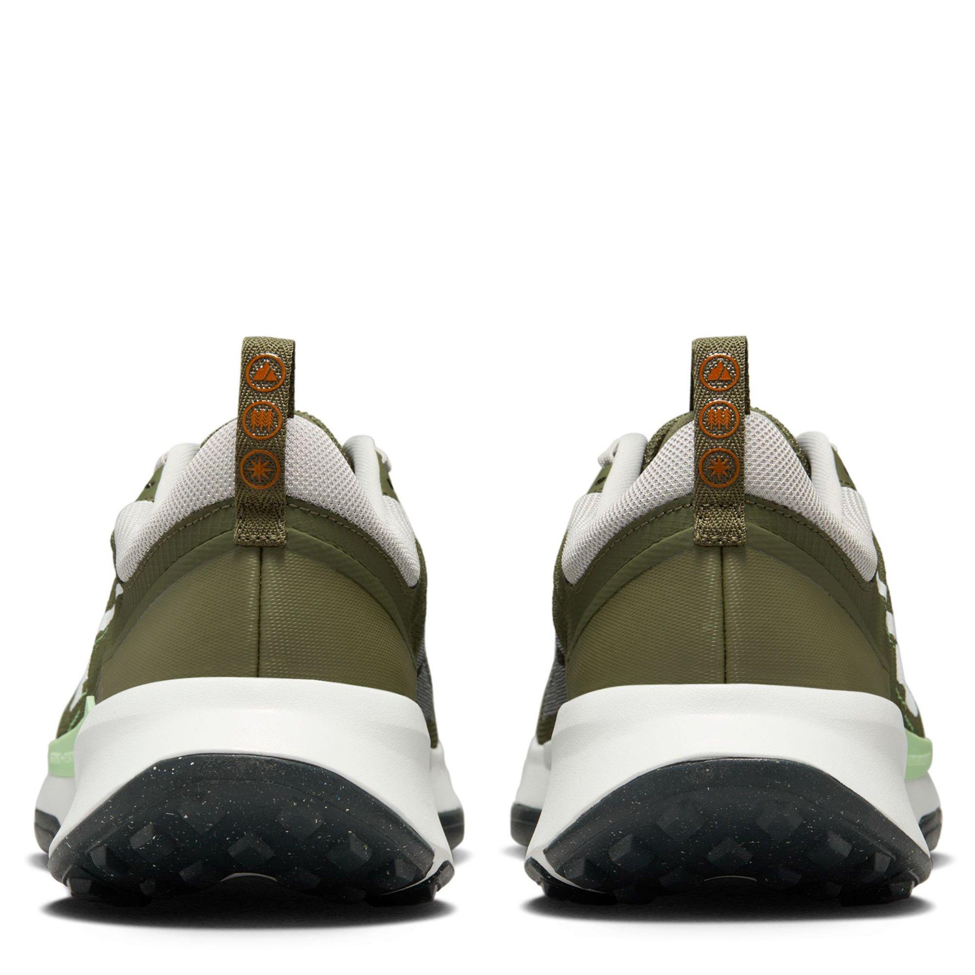 Olive/Wht-Iron - Nike - Juniper Trail 2 Next Nature Mens Trail Running Shoes - 6