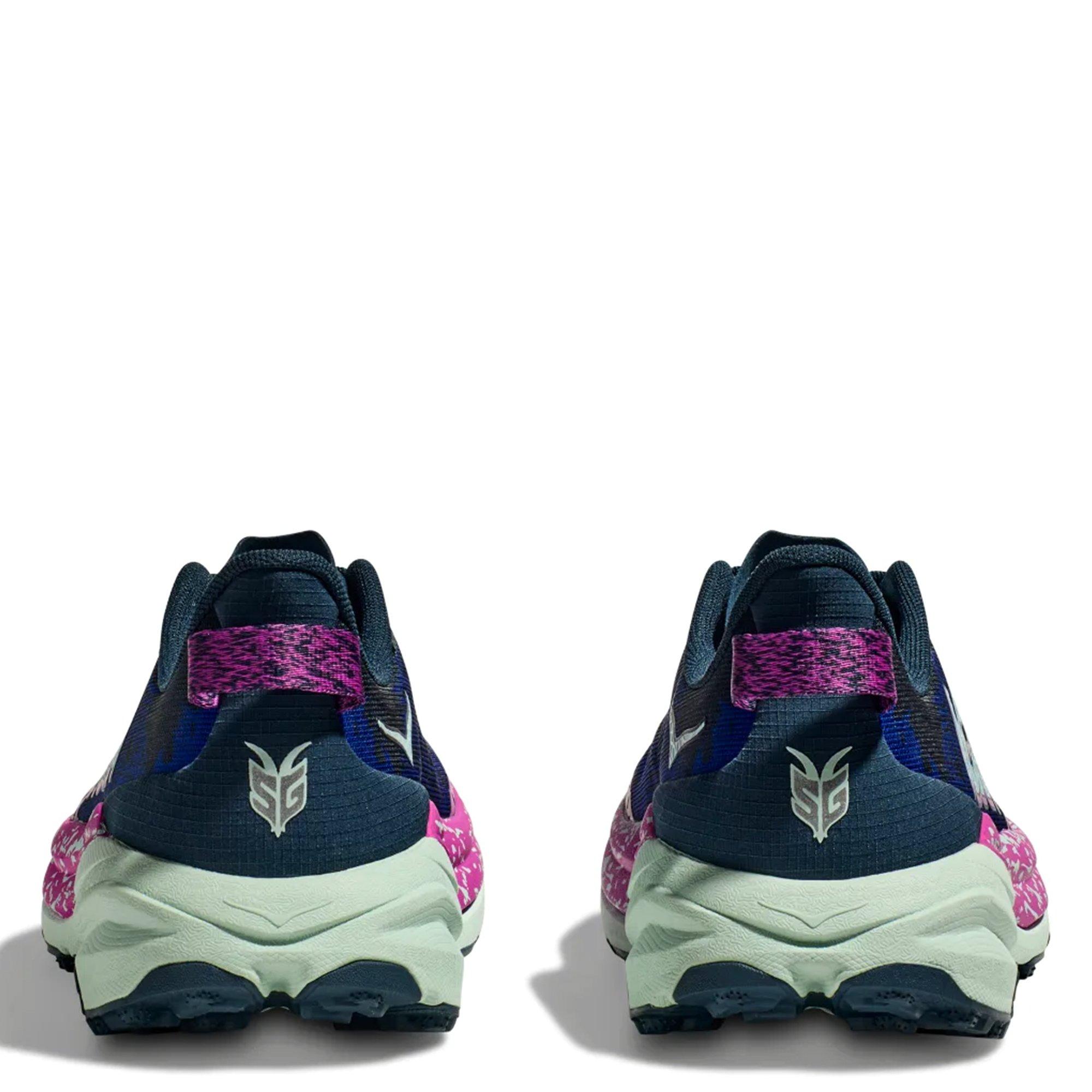 STORMY SKS/AQUA - Hoka - Speedgoat 6 Wide Mens Trail Running Shoes - 8