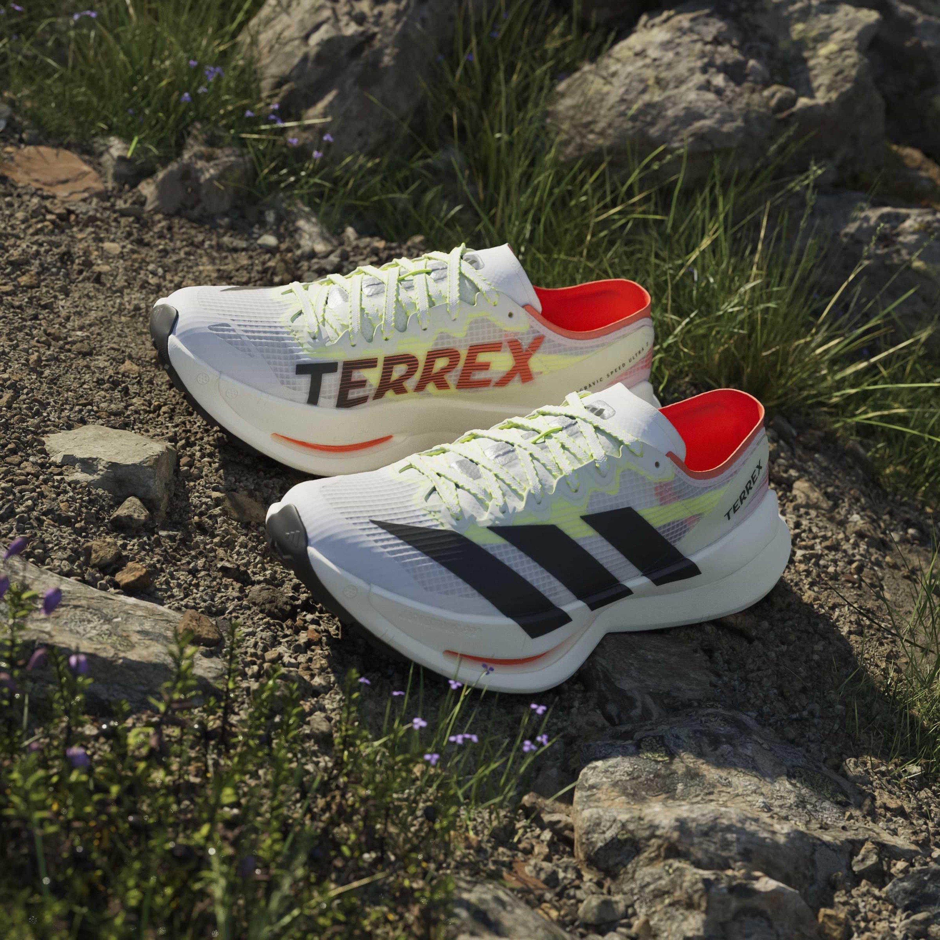 Bijelo/Crno - adidas - Men's Trail Running Shoes - 12