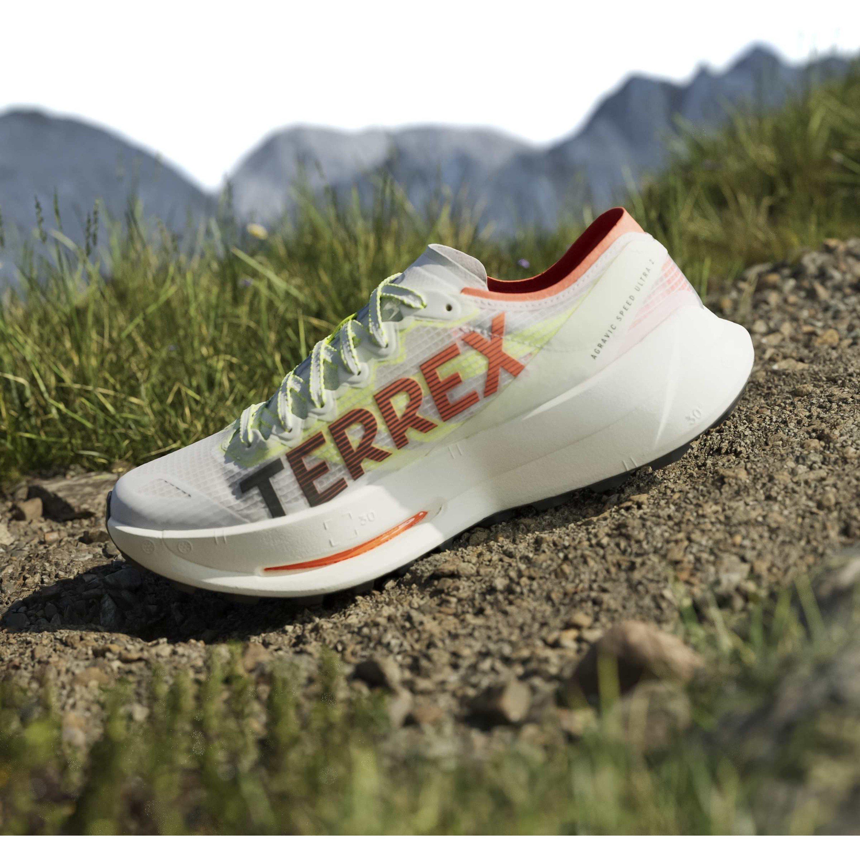 Bijelo/Crno - adidas - Men's Trail Running Shoes - 14