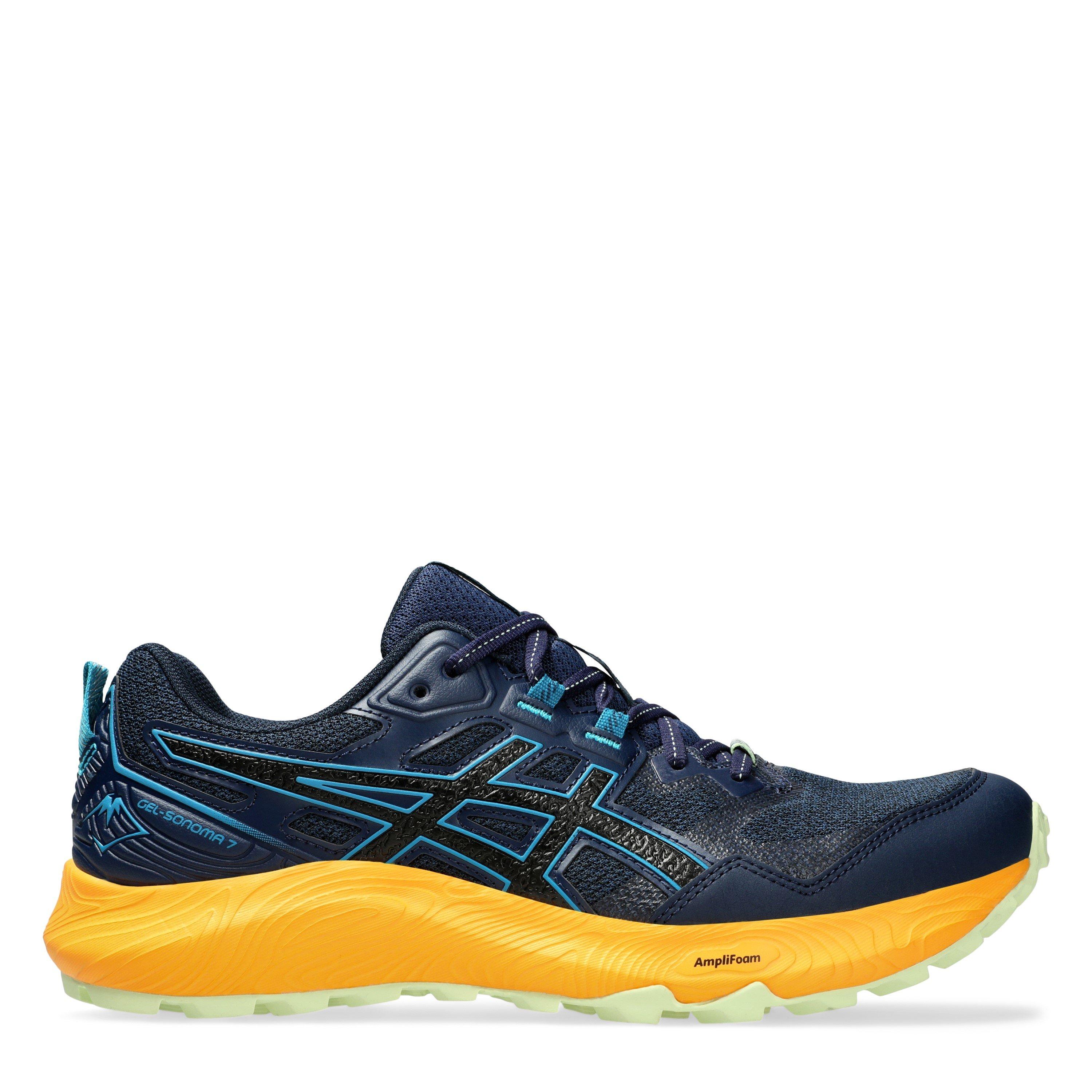 Marineblauw/Zwart - Asics - Gel Sonoma 7 Men's Trail Running Shoes - 1