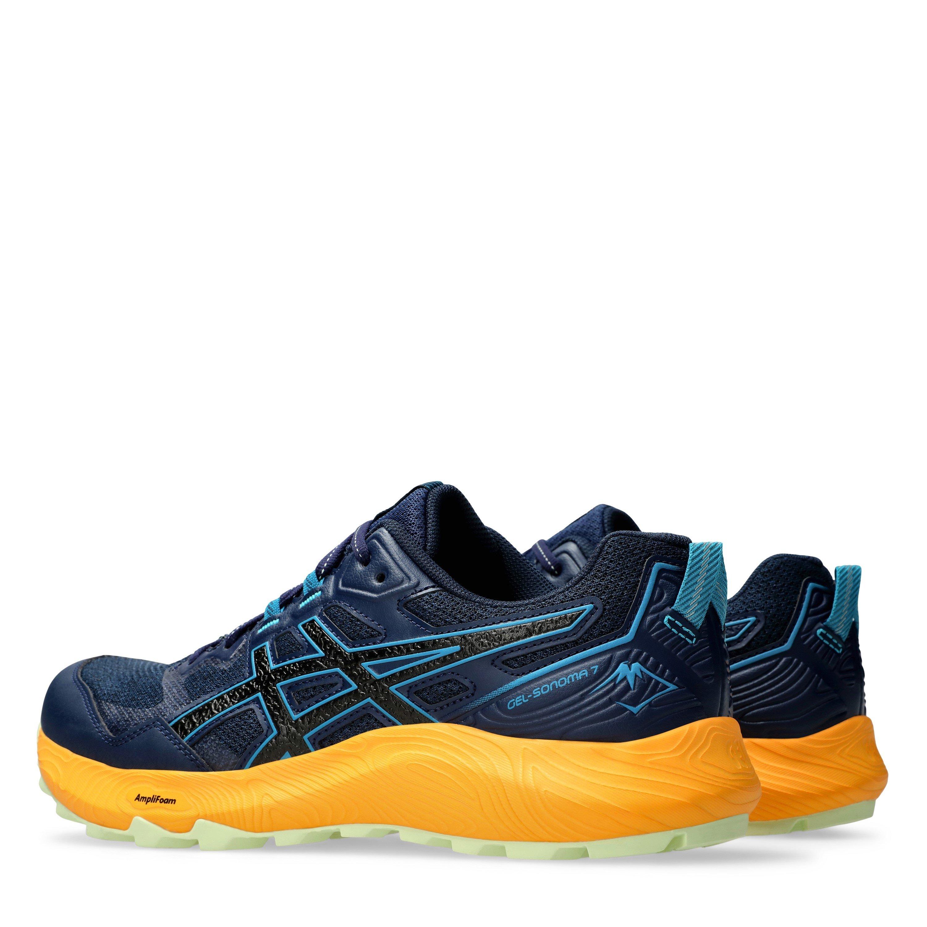 Marineblauw/Zwart - Asics - Gel Sonoma 7 Men's Trail Running Shoes - 5