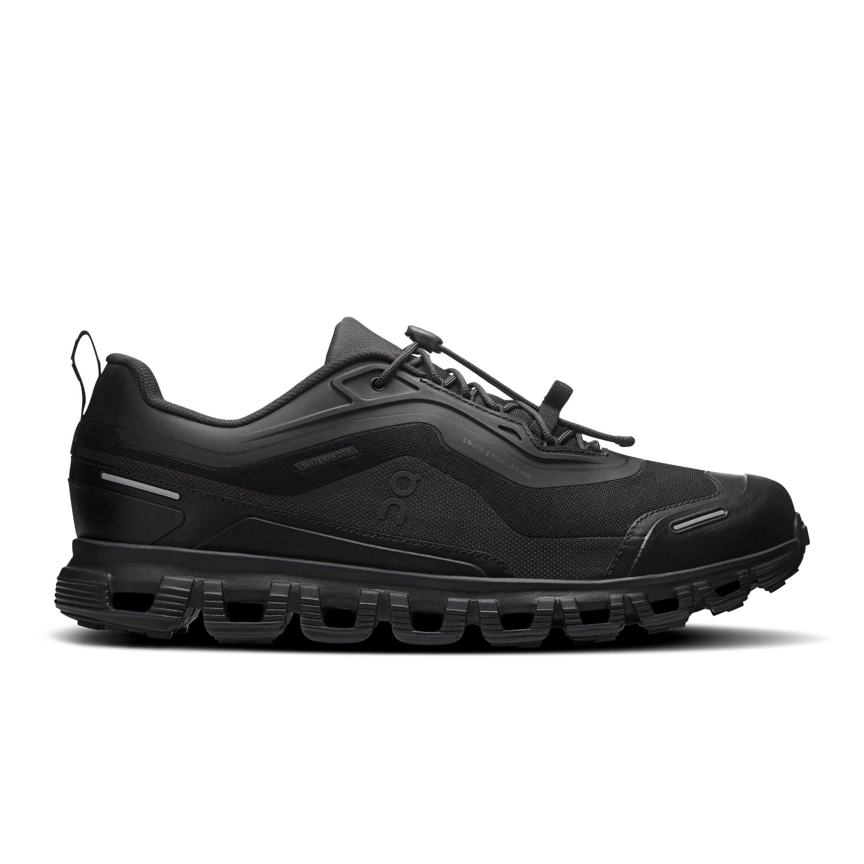 On Men's Cloud 6 Geo Running Shoes - Black/Black - Size 8.5 (42.5)
