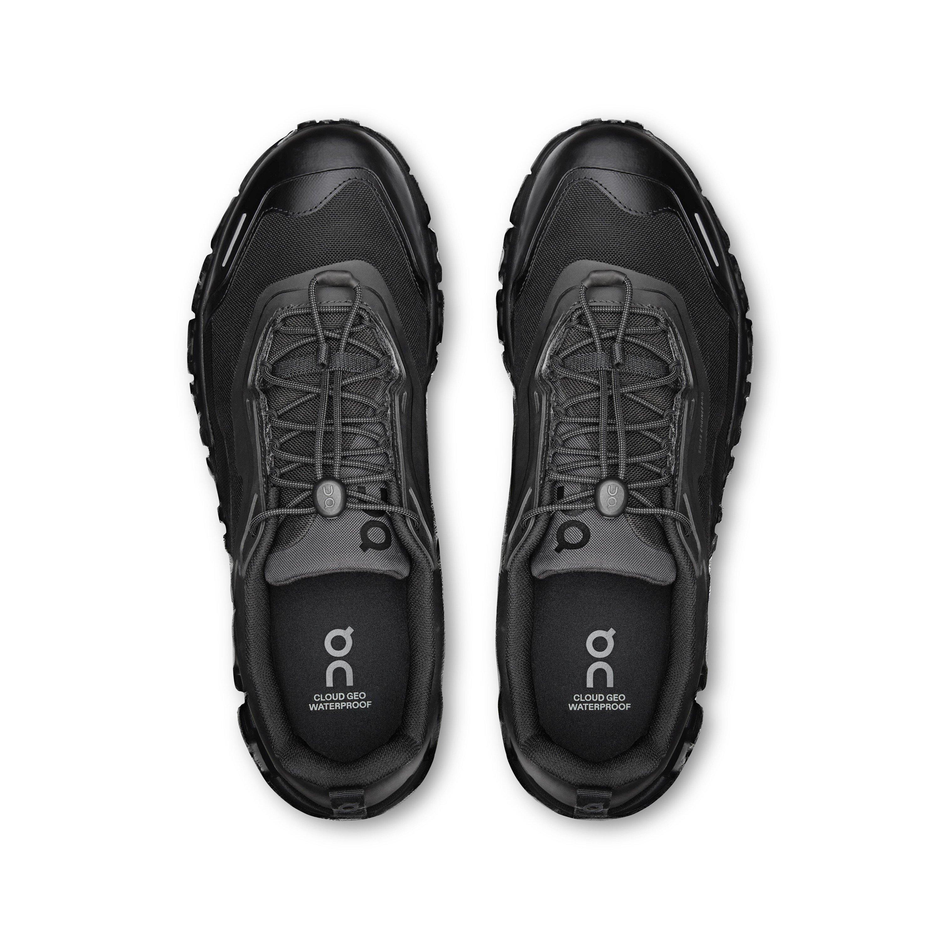 Black/Black - On - Men's Cloud 6 Geo Running Shoes - 4