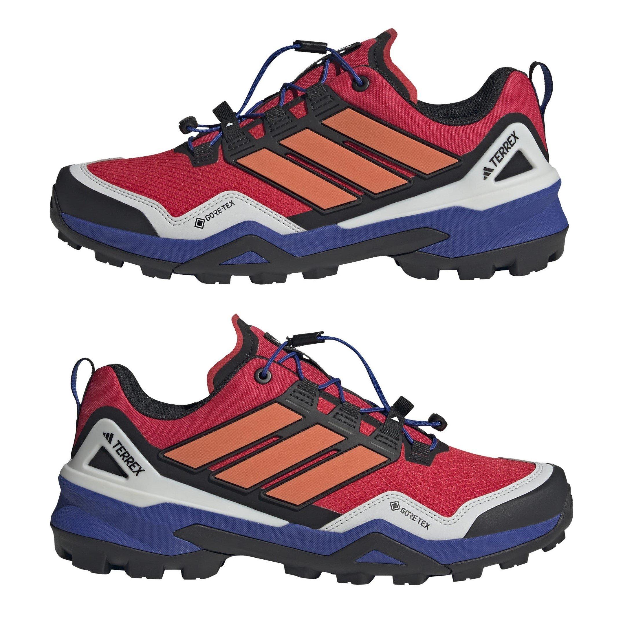 Ruby/Orgn/Blue - adidas - adidas Terrex Skychaser GORE-TEX Mens Hiking Shoes - 9