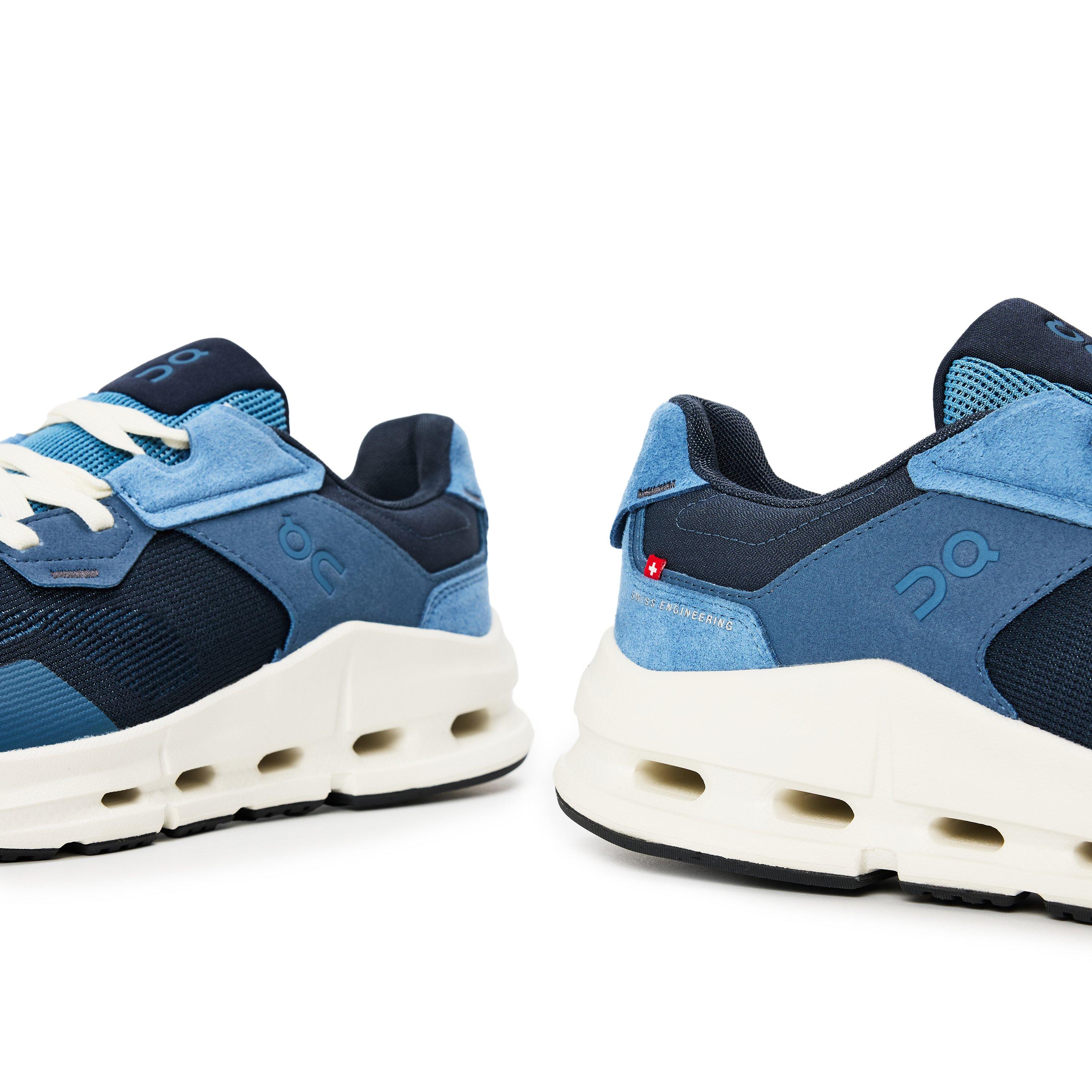 Steel/Navy - On - Men's Cloudnova Rift Running Shoes - 4