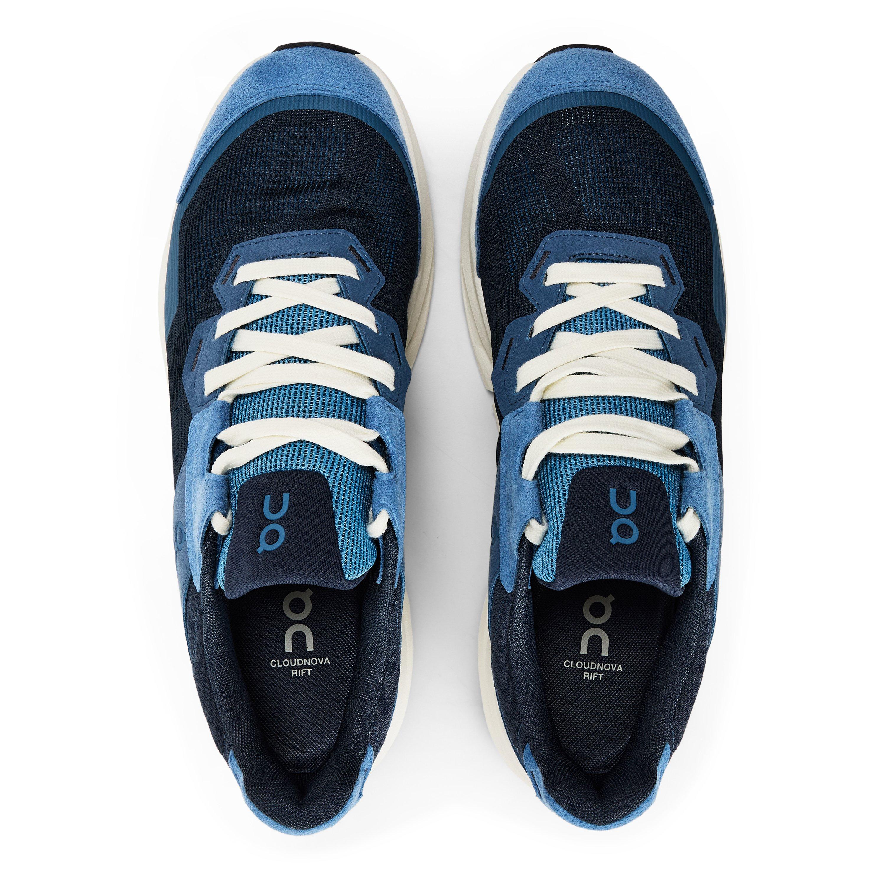 Steel/Navy - On - Men's Cloudnova Rift Running Shoes - 5