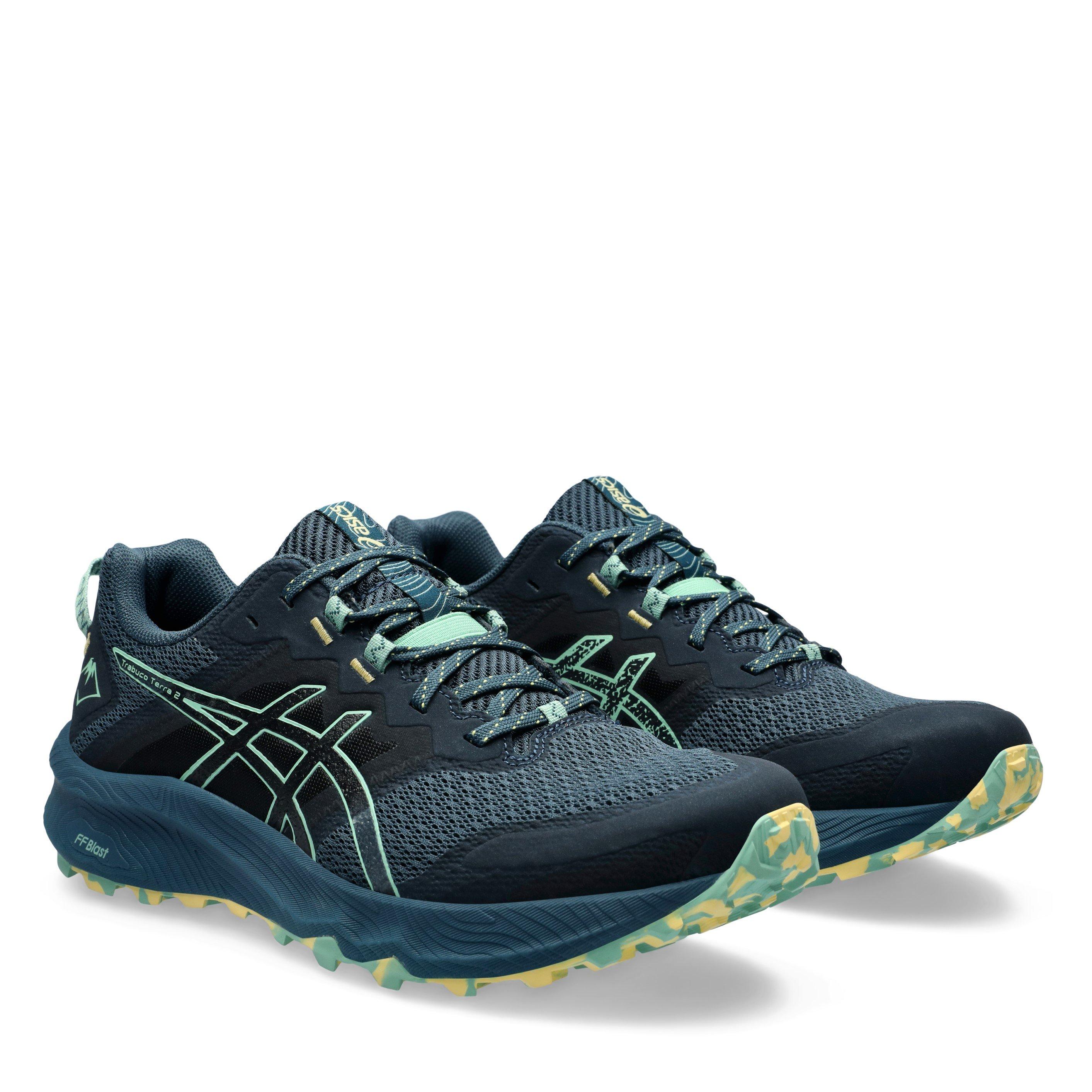 Mag Blue/D Mint - Asics - GEL Trabuco Terra 2 Mens Trail Running Shoes - 4