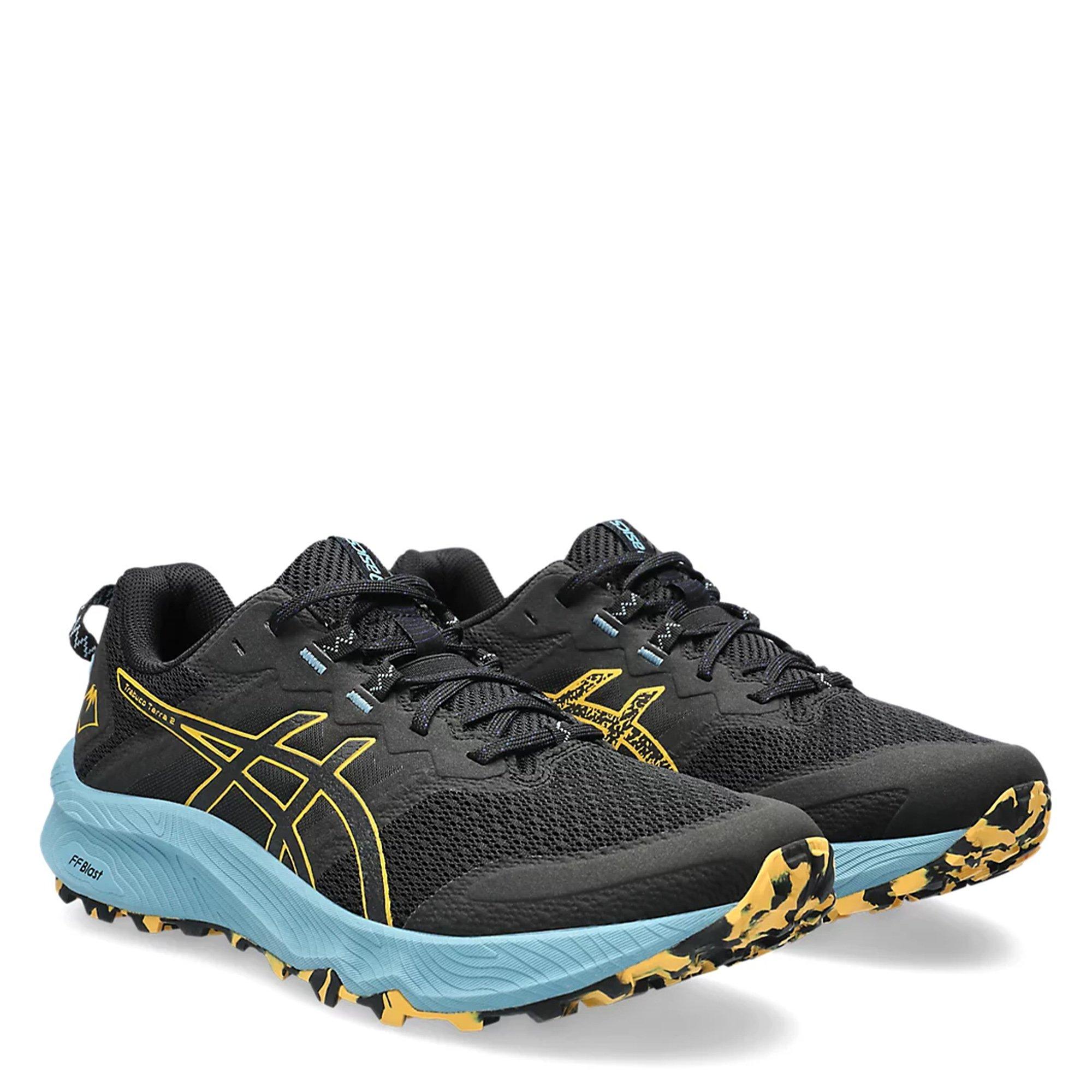 BLACK/HONEY - Asics - GEL Trabuco Terra 2 Mens Trail Running Shoes - 5