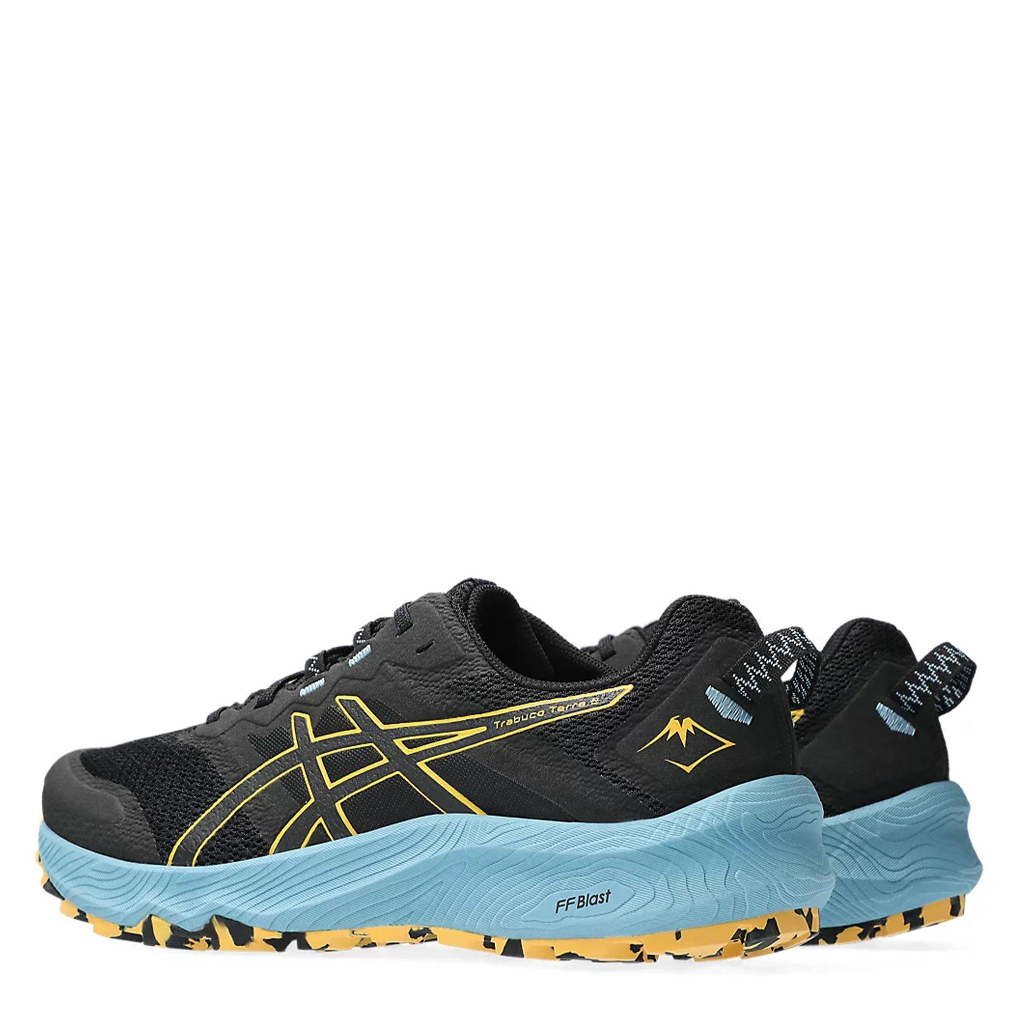 BLACK/HONEY - Asics - GEL Trabuco Terra 2 Mens Trail Running Shoes - 6