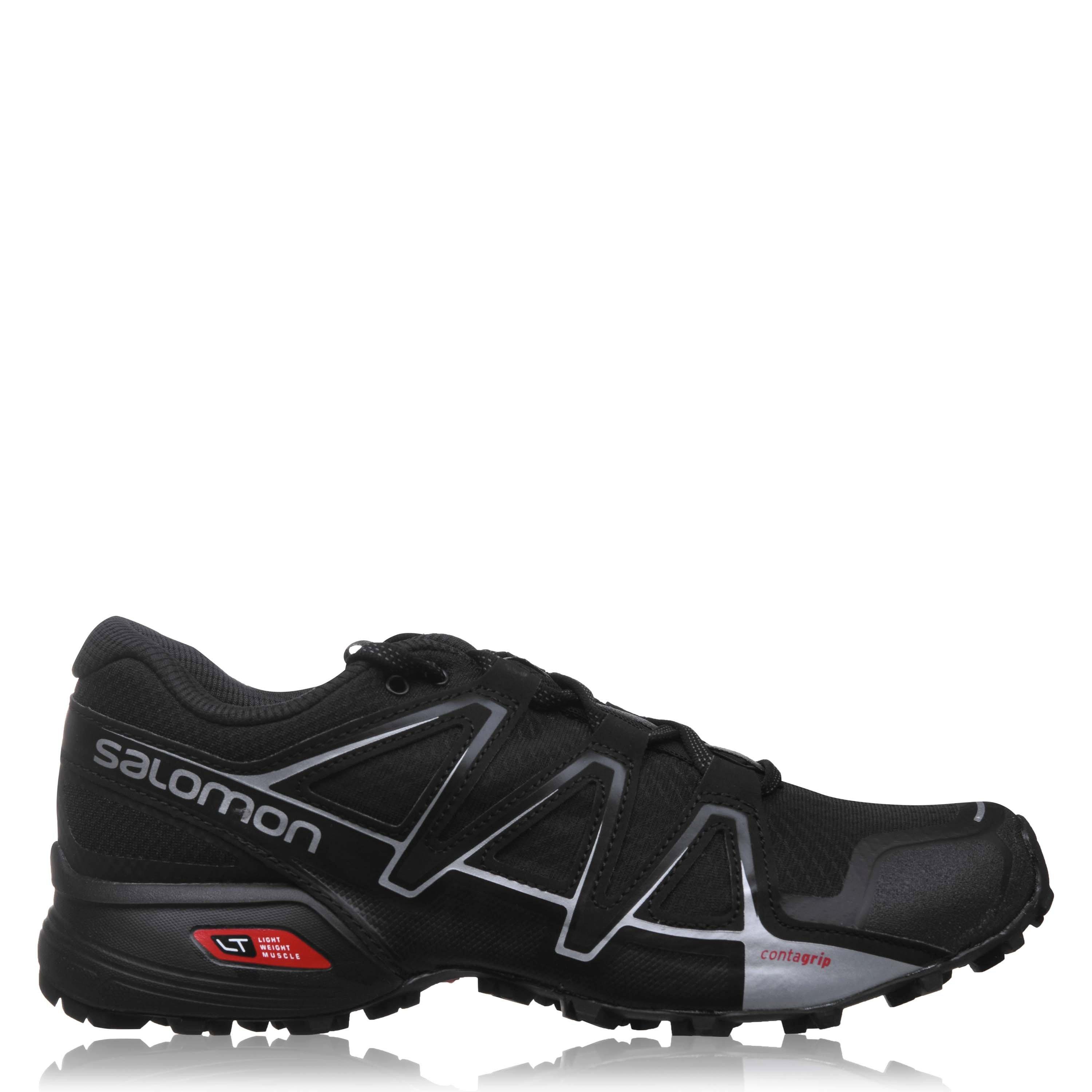 Schwarz/Schwarz - Salomon - Speedcross Vario 2 Mens Running Shoes - 1