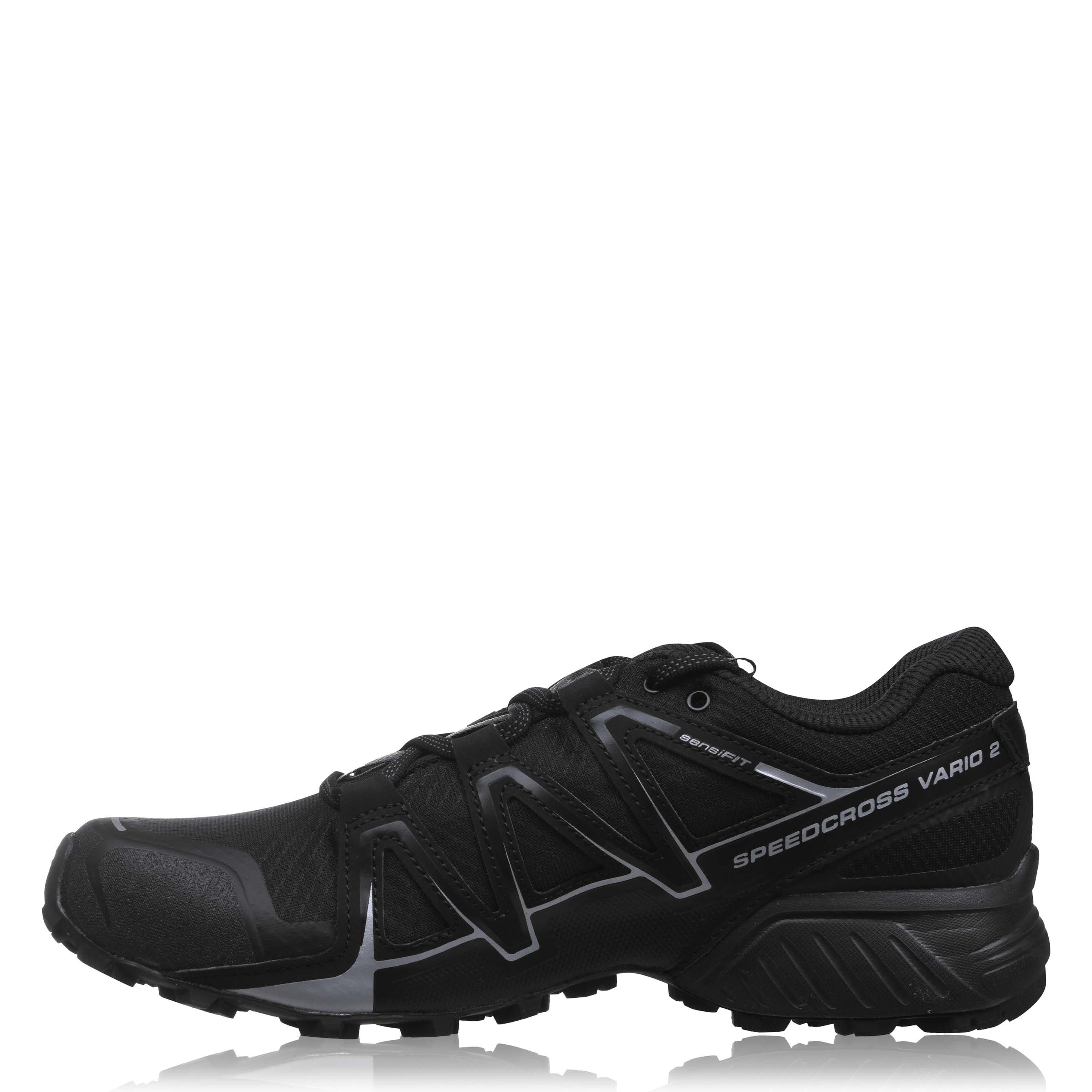 Schwarz/Schwarz - Salomon - Speedcross Vario 2 Mens Running Shoes - 2