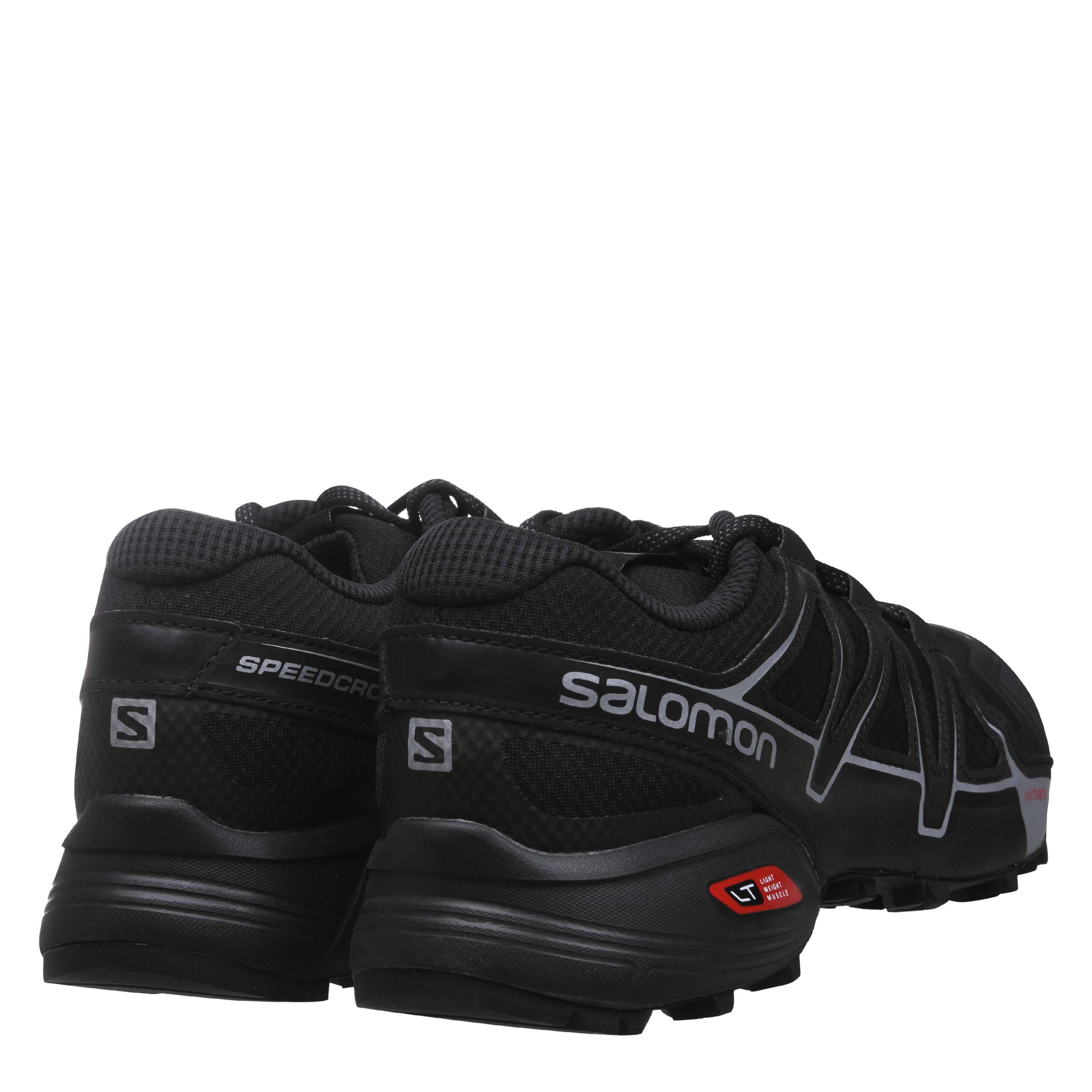 Schwarz/Schwarz - Salomon - Speedcross Vario 2 Mens Running Shoes - 4