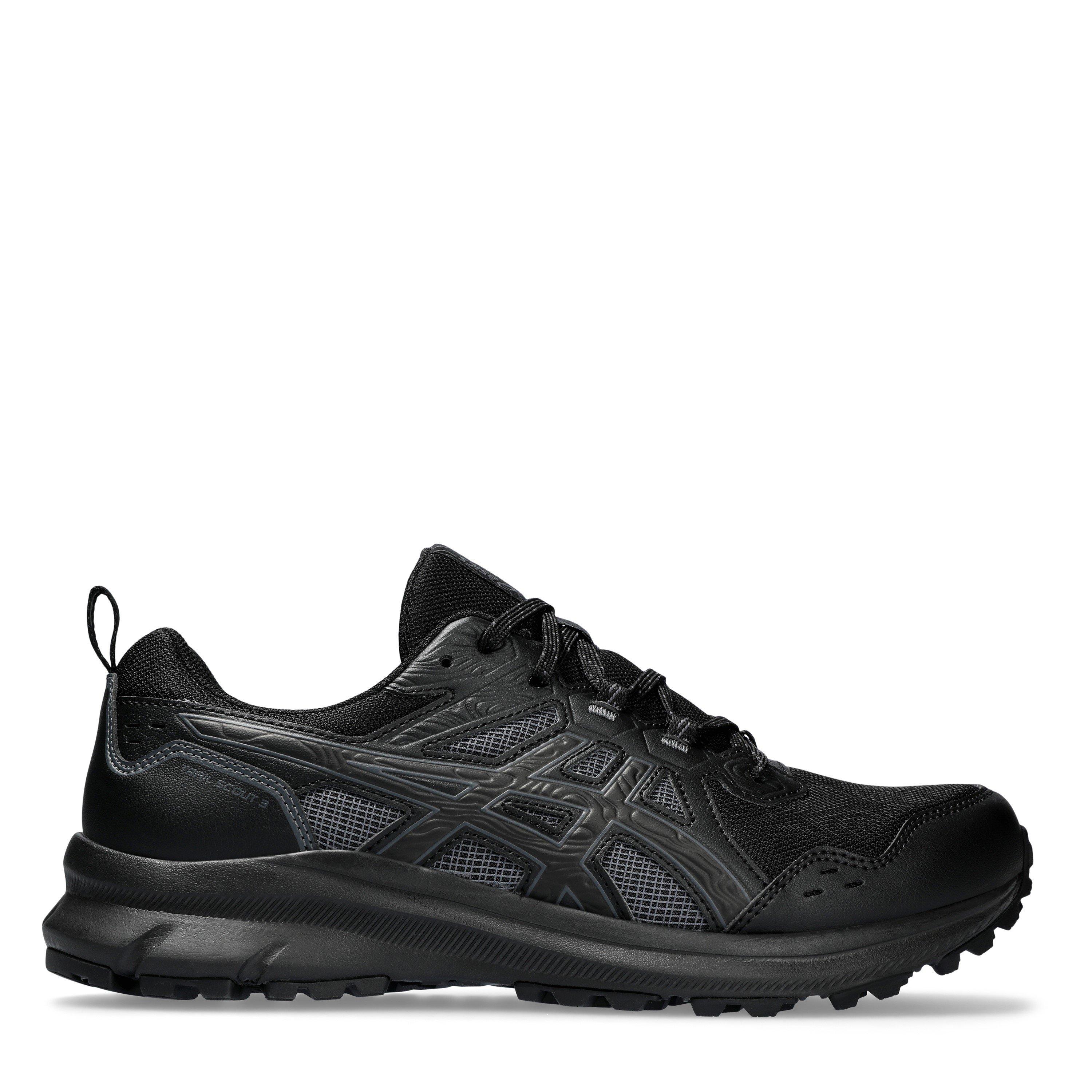 asics running shoes black