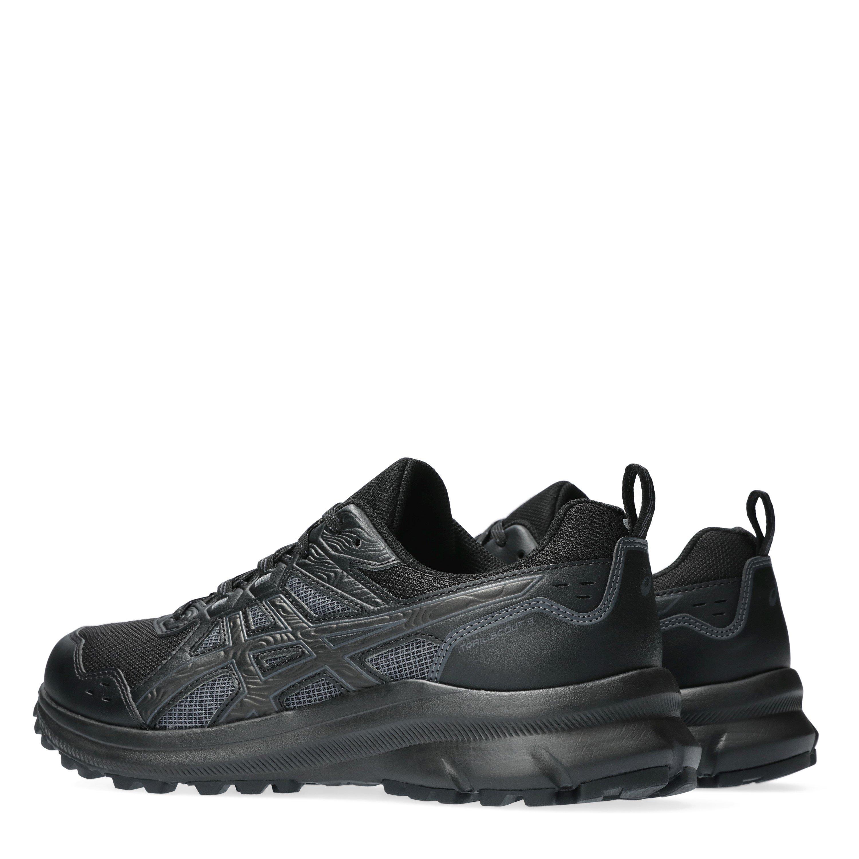 Black - Asics - Trail Scout 3 Trail Running Shoes Mens - 5
