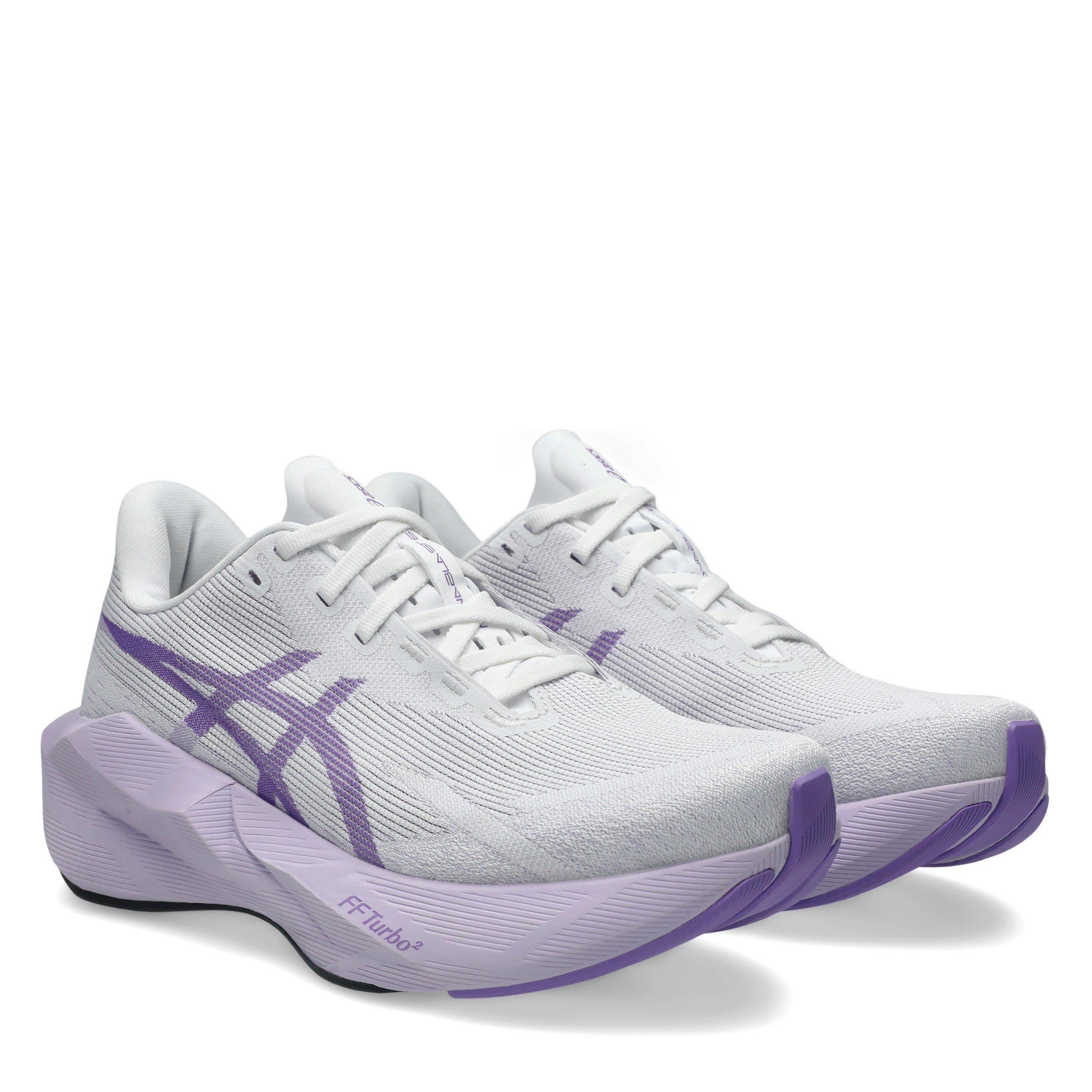 Wht/Murasaki - Asics - Novablast 6 Womens Running Shoe - 4