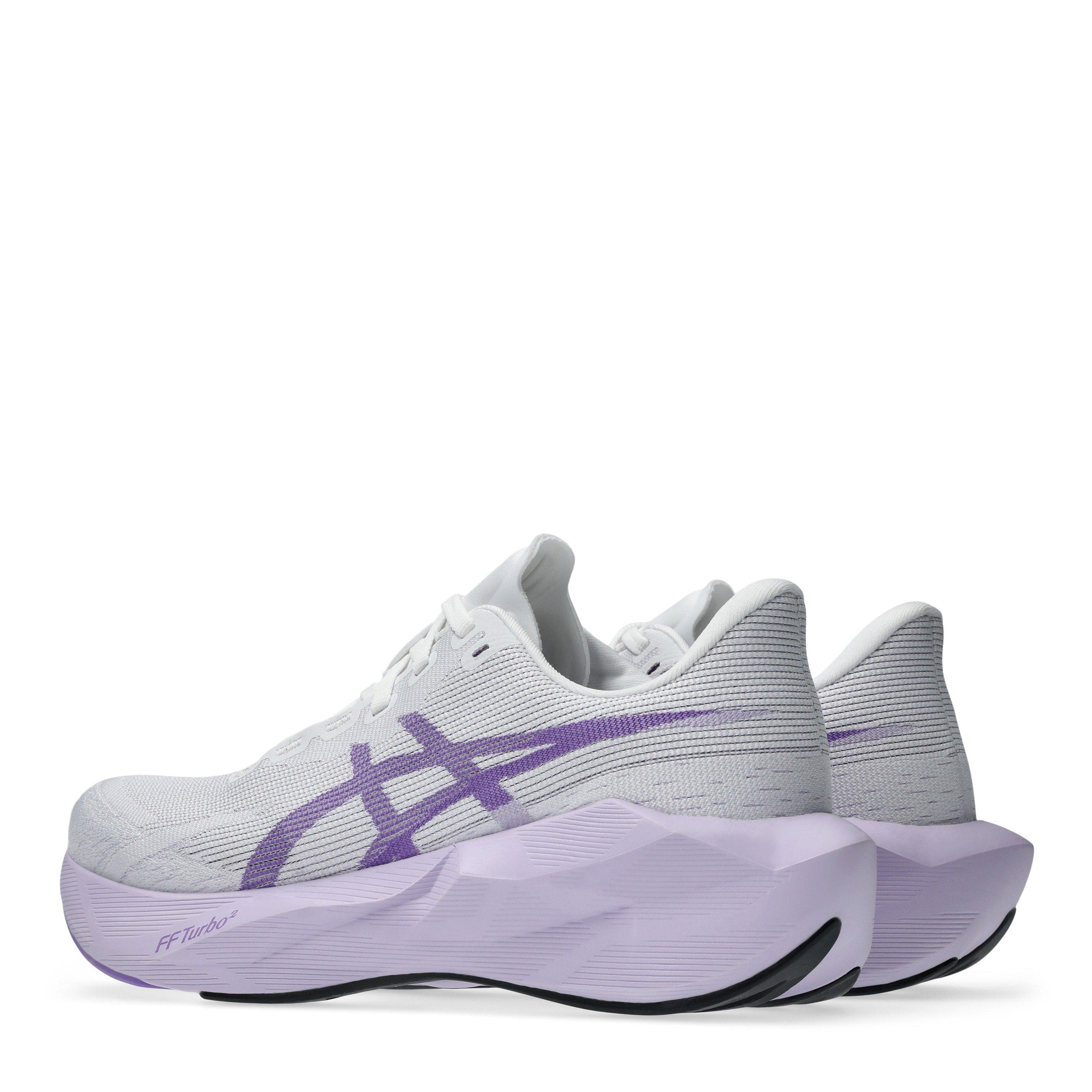 Wht/Murasaki - Asics - Novablast 6 Womens Running Shoe - 5