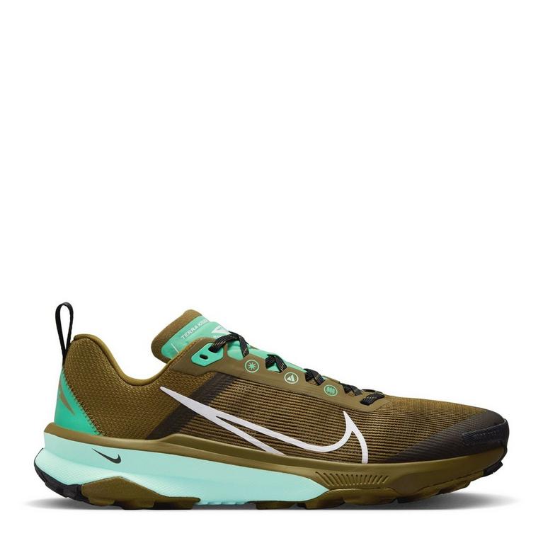 Olive/Vert - Nike - React Terra Kiger 9 Men's Trail Running Shoes - 1