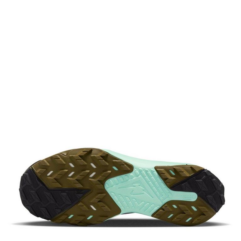 Olive/Vert - Nike - React Terra Kiger 9 Men's Trail Running Shoes - 3