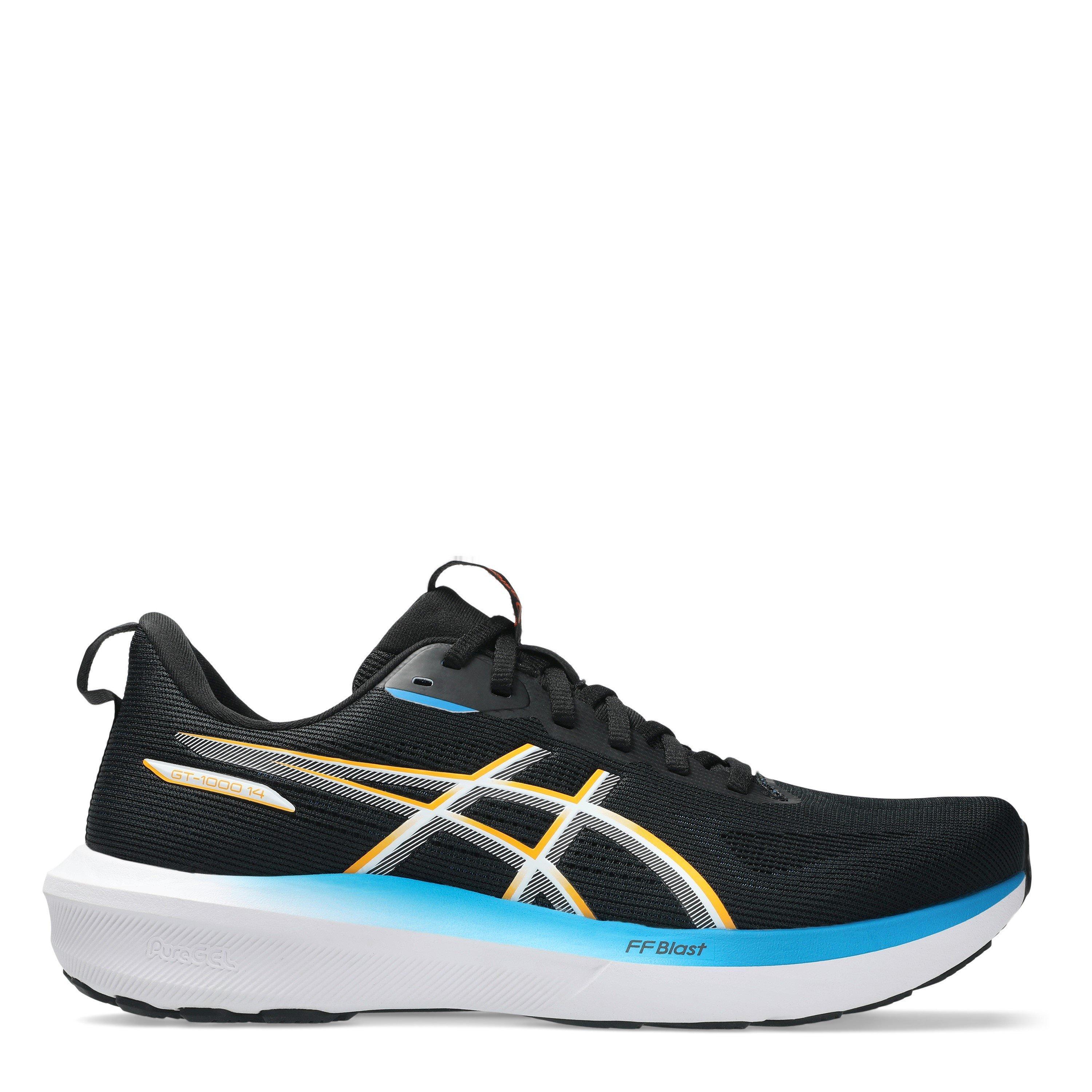 BLACK/YAMABUKI - Asics - GT-1000 14 Mens Running Shoes - 1