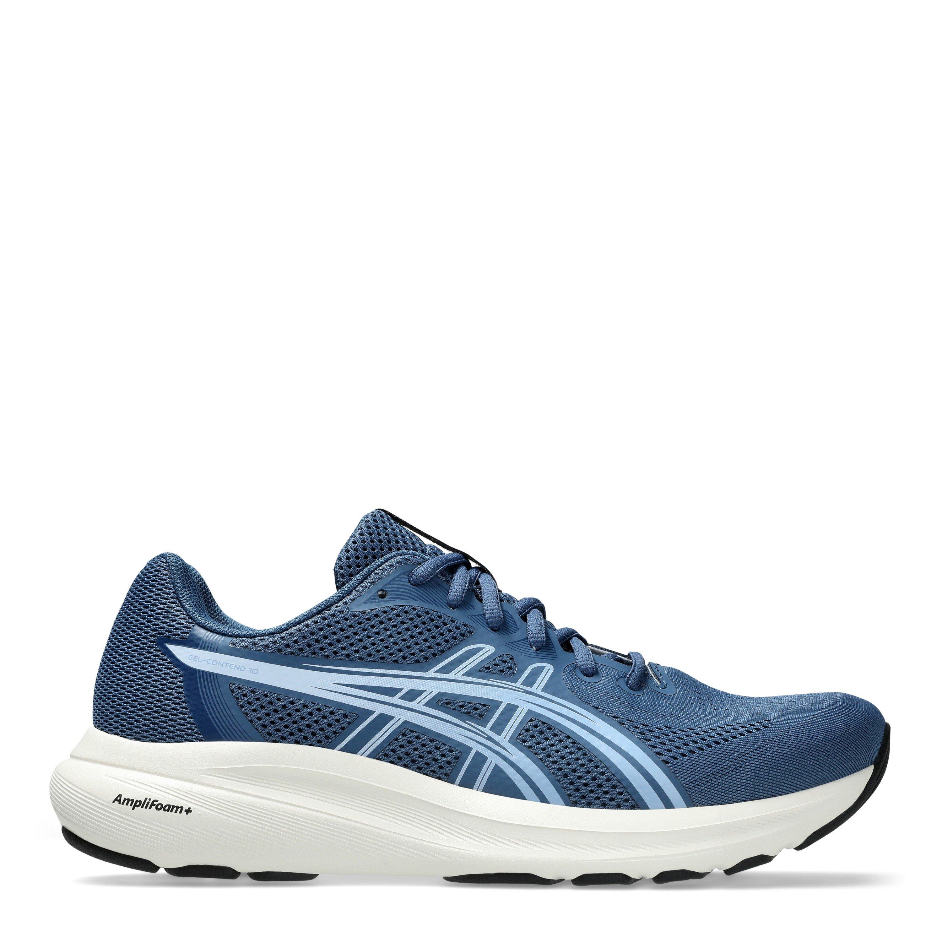 GShrk/Indigo - Asics - Men's Gel-Contend 10 Road Running Shoes - 1