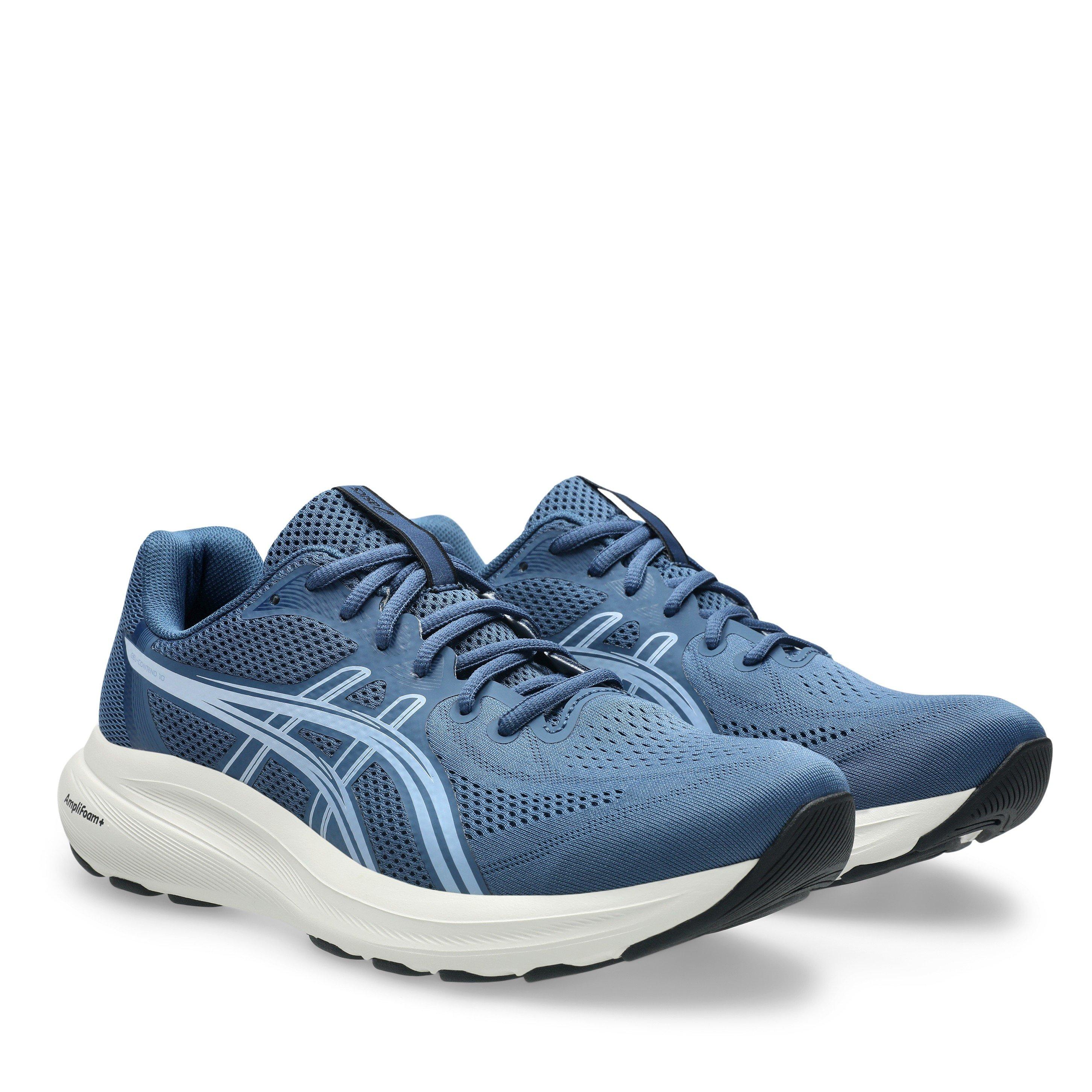 GShrk/Indigo - Asics - Men's Gel-Contend 10 Road Running Shoes - 4