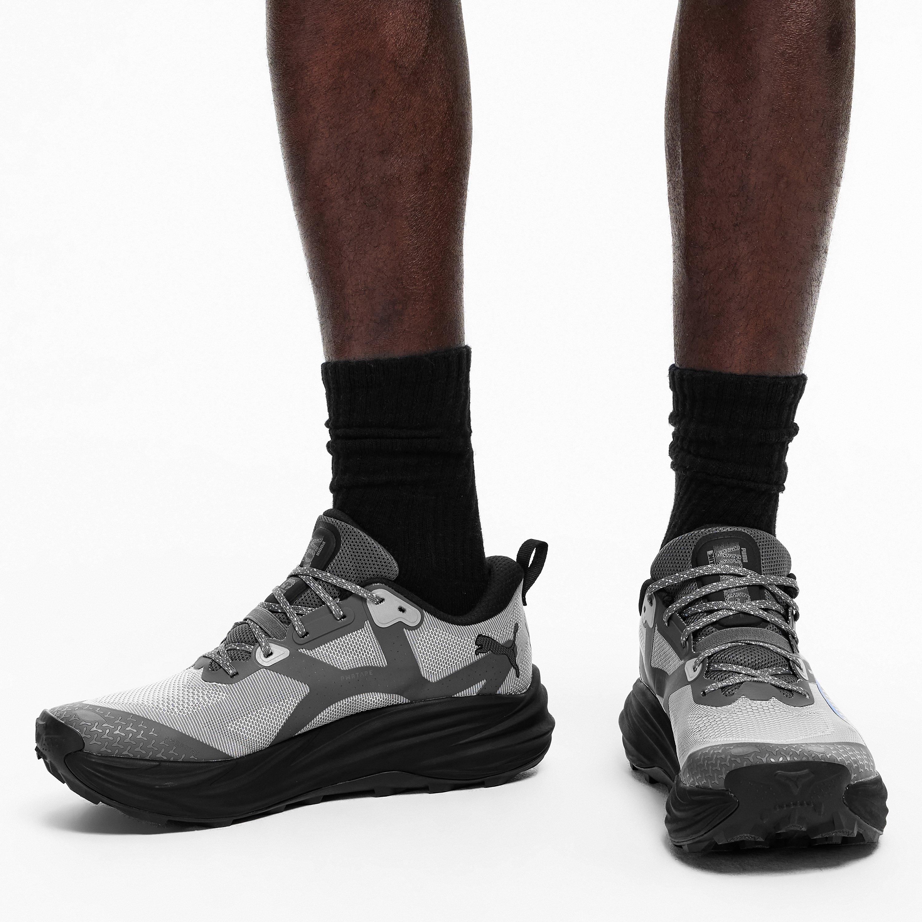 Grey/Blue - Puma - Men's Voyage Nitro Running Shoes - 3