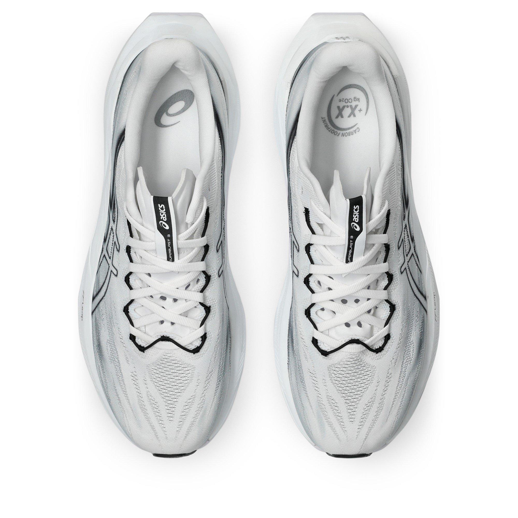 WHITE/BLACK - Asics - Superblast 3 Mens Running Shoes - 6