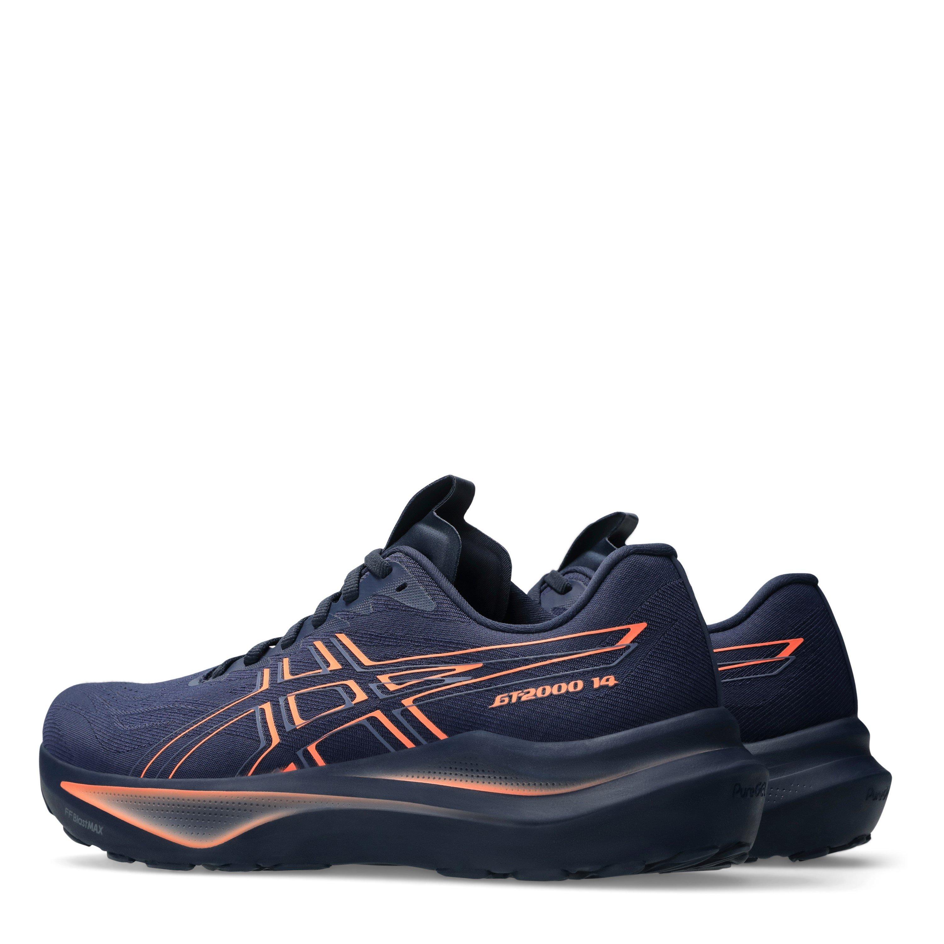 MIDNIGHT/CORAL - Asics - GT-2000 14 Mens Running Shoes - 5