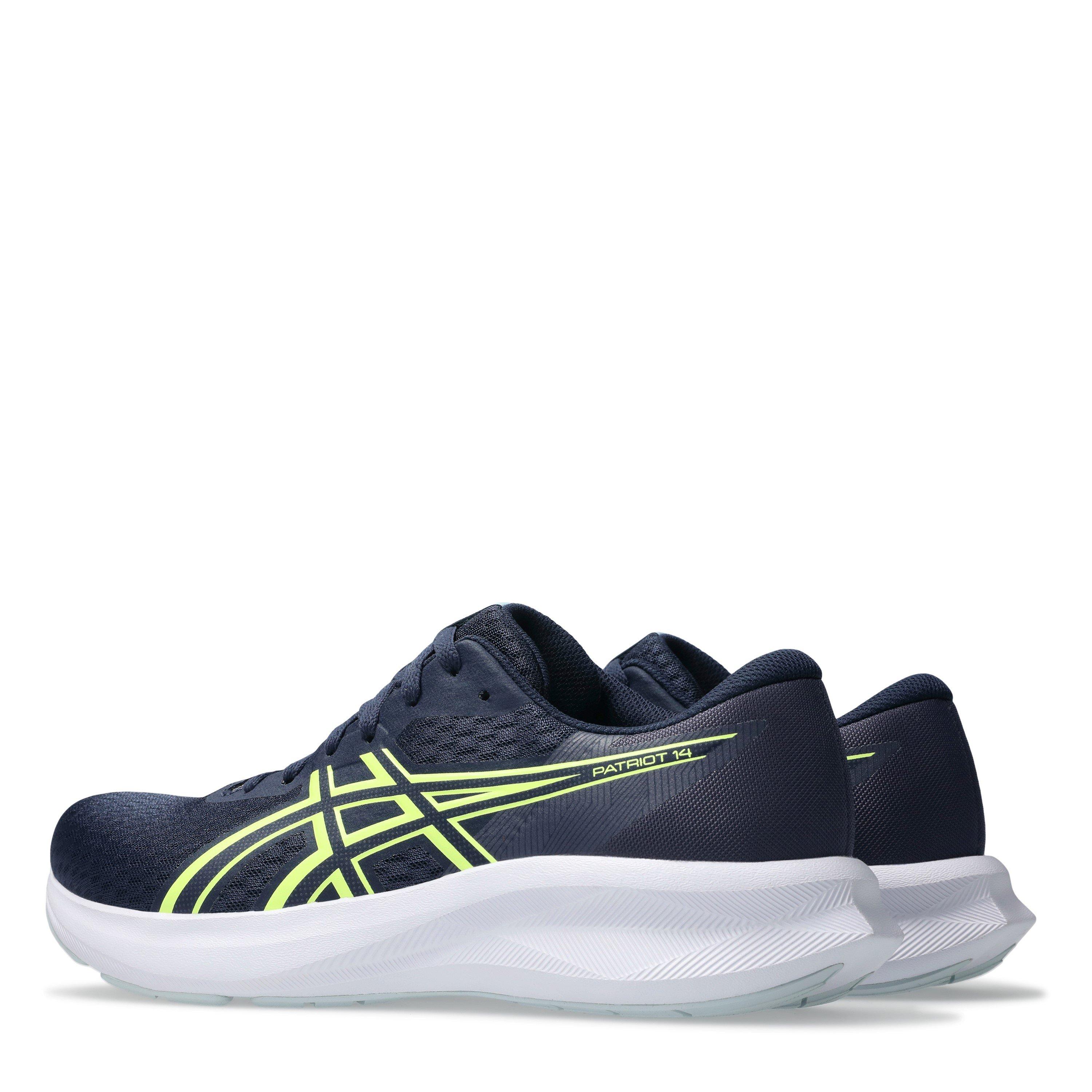 MIDNIGHT/YELLOW - Asics - Patriot 14 Mens Running Shoes - 5