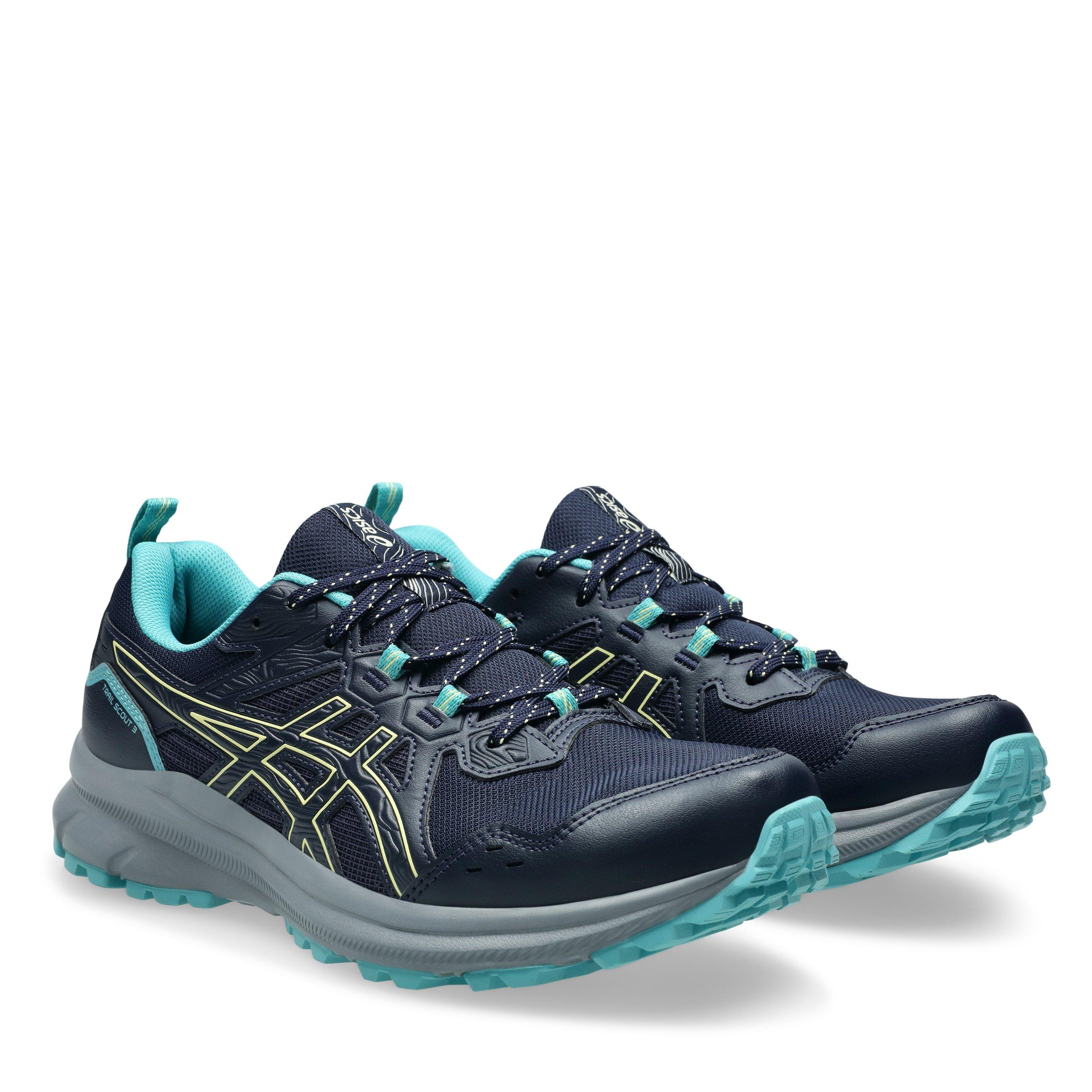 MIDNIGHT/YELLOW - Asics - Trail Scout 3 Mens Trail Running Shoes - 4