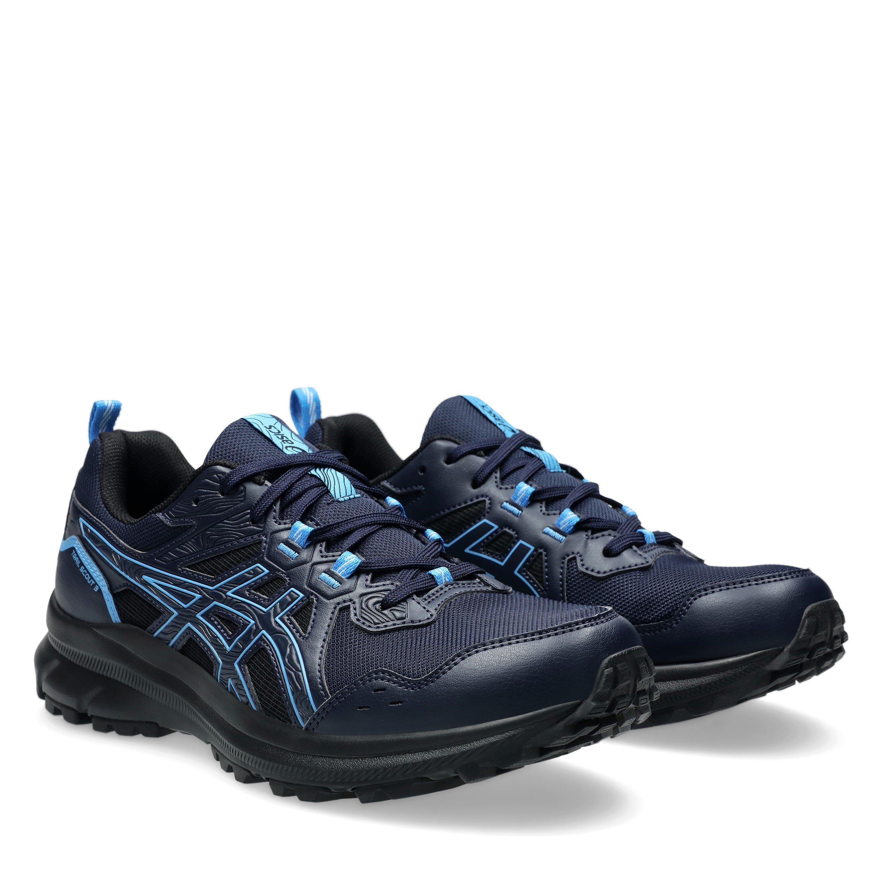 MIDNIGHT/BLUE - Asics - Trail Scout 3 Mens Trail Running Shoes - 4