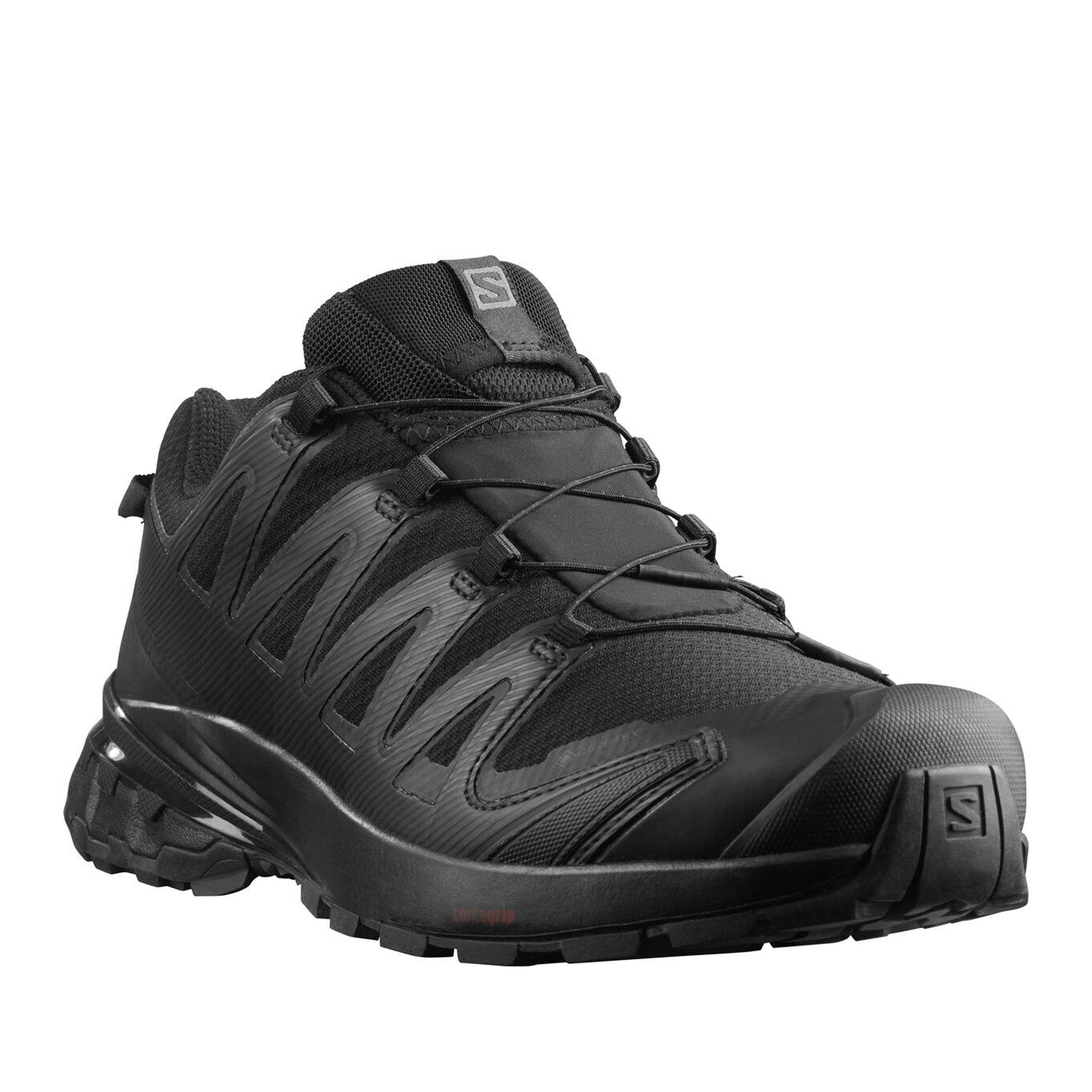 Crno/Crno - Salomon - XA Pro V8 GTX Trail Running Shoes Mens - 3