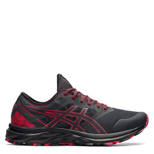 GREY/ELEC RED - Asics - GEL Excite Mens Trail Running Shoes - 1