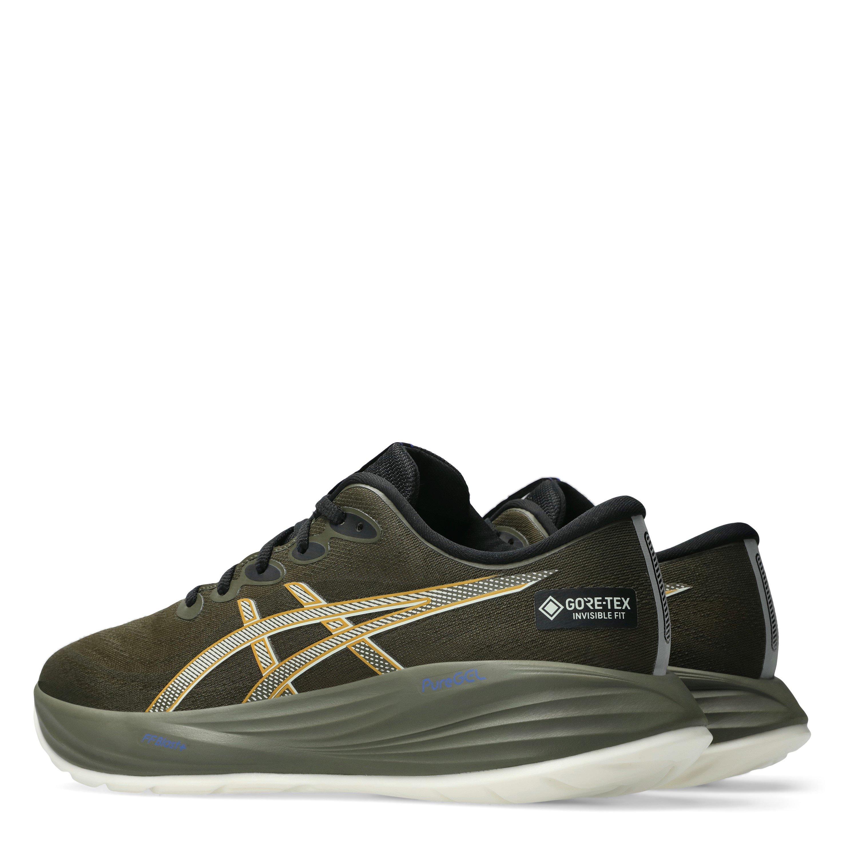 Brown Stone/Grn - Asics - Gel Cumulus GTX Running Shoes - 5
